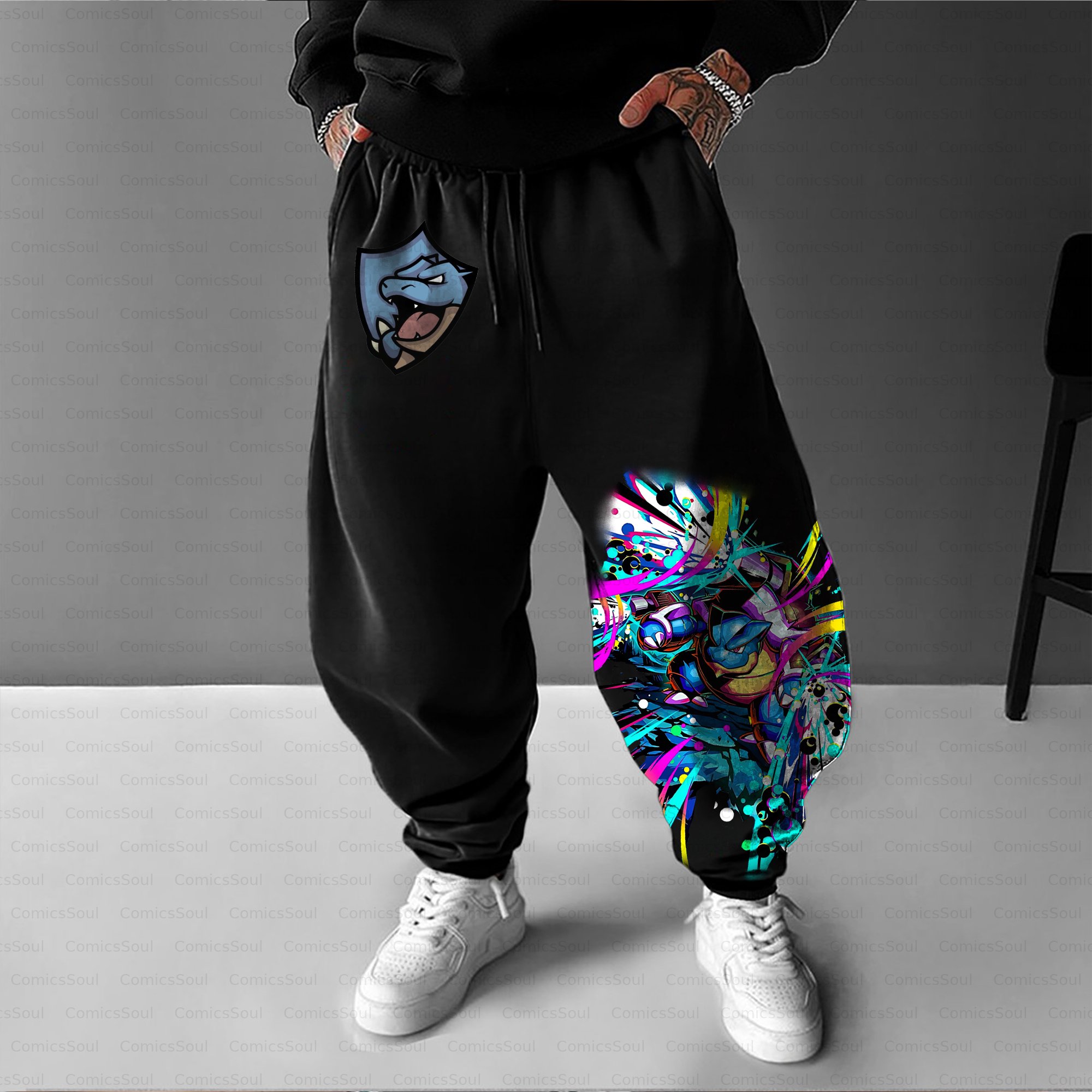 Unisex Casual Anime Streetwear Pant