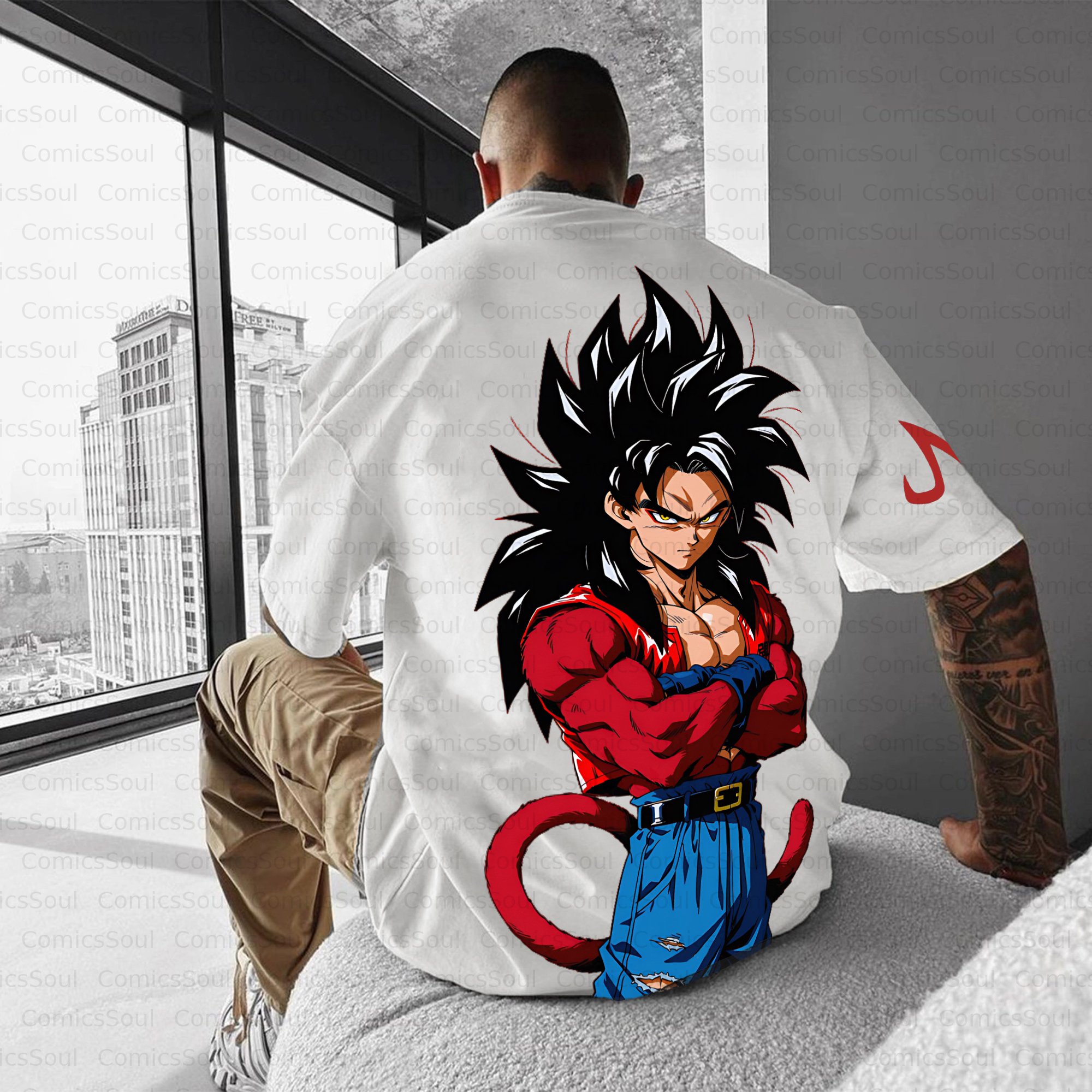 Unisex Anime Inspired Vintage T-Shirt