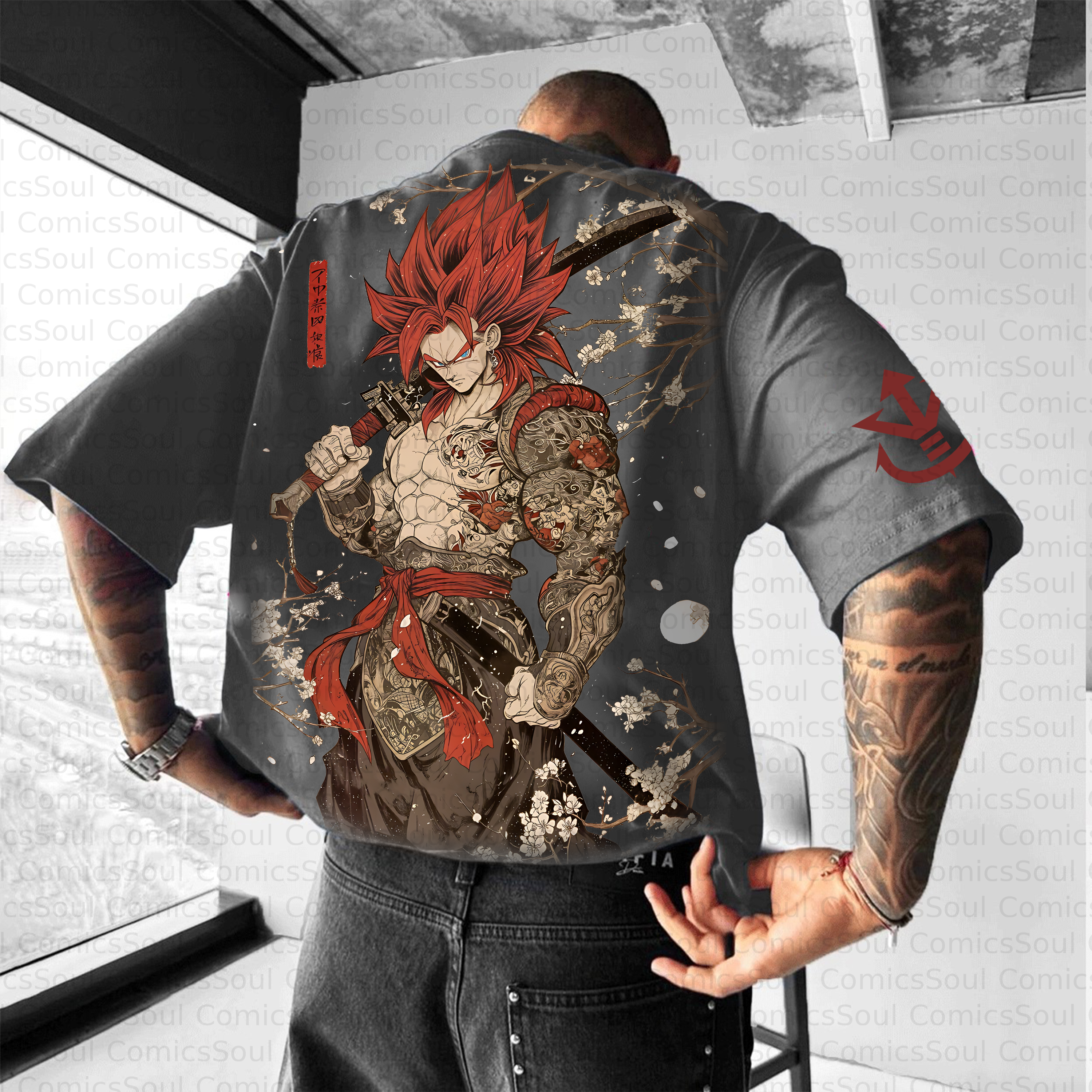 Unisex Anime Inspired Vintage T-Shirt