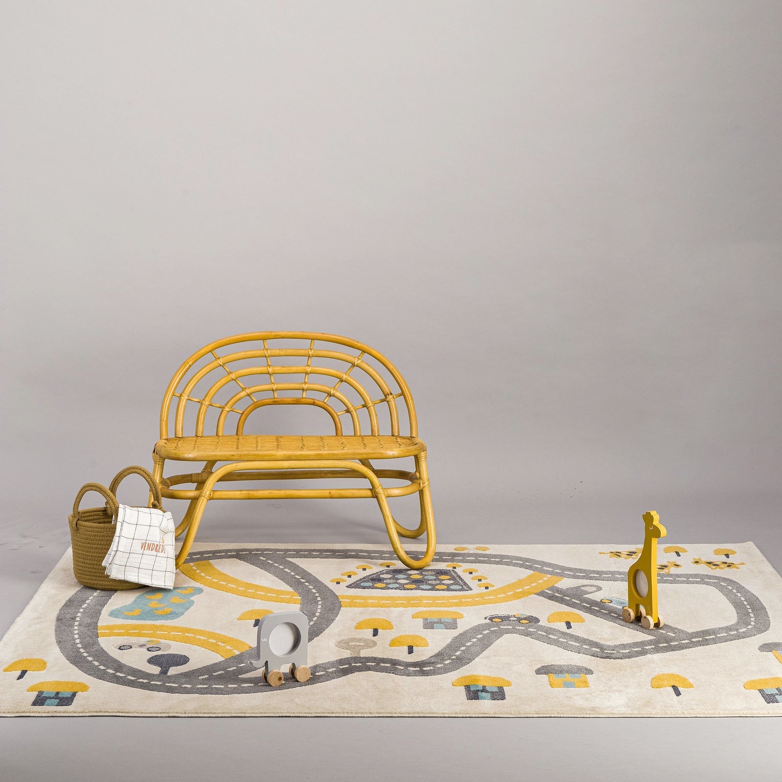 AFK Living vloerkleed Circuit - zeer zacht - veelkleurig