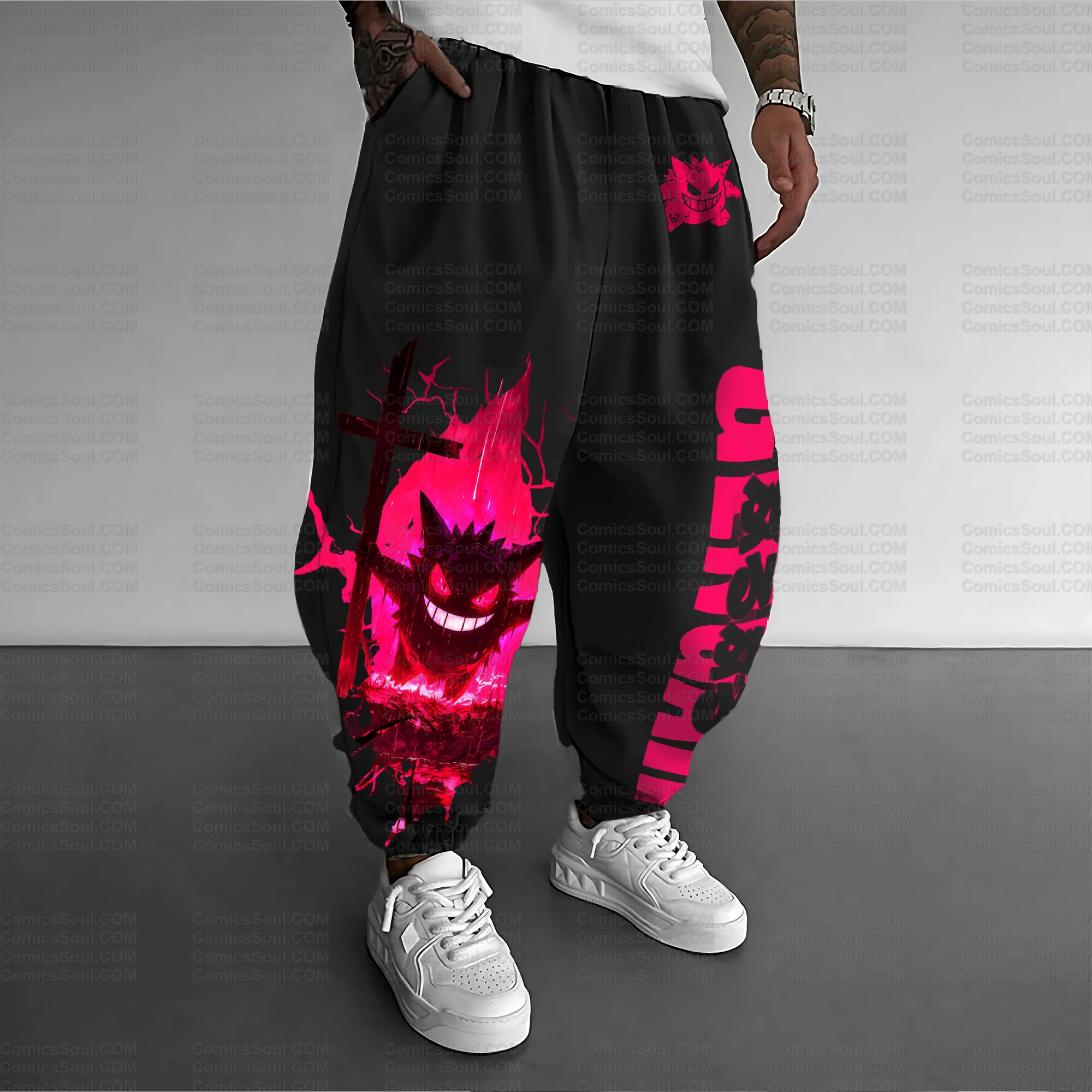 Unisex Anime Inspired Vintage Pants