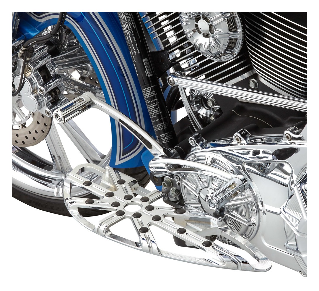 SportsBikeShop Arlen Ness 10-Gauge Driver Floorboards For Harley