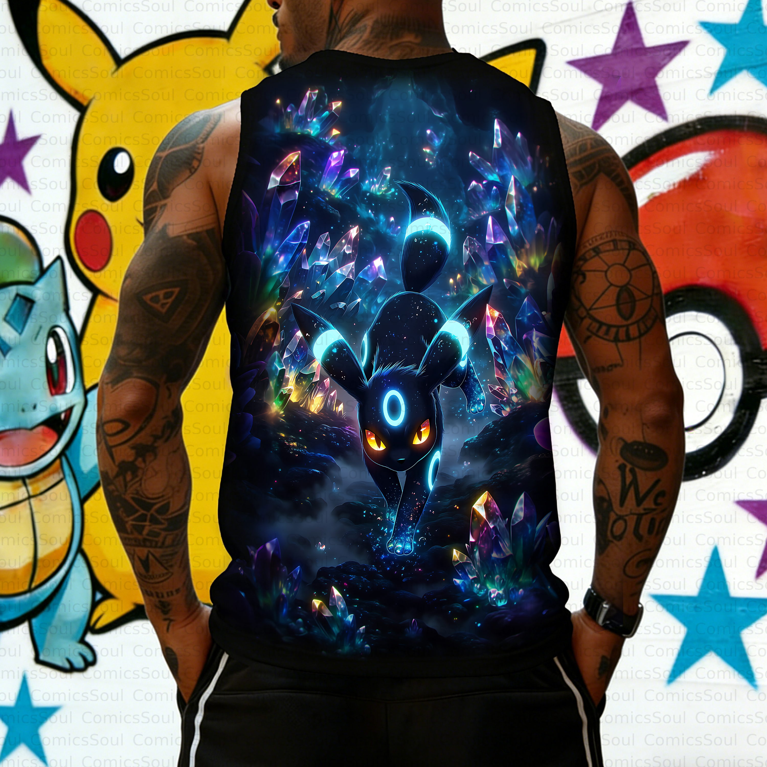 Unisex Anime Inspired Vintage Tank Top