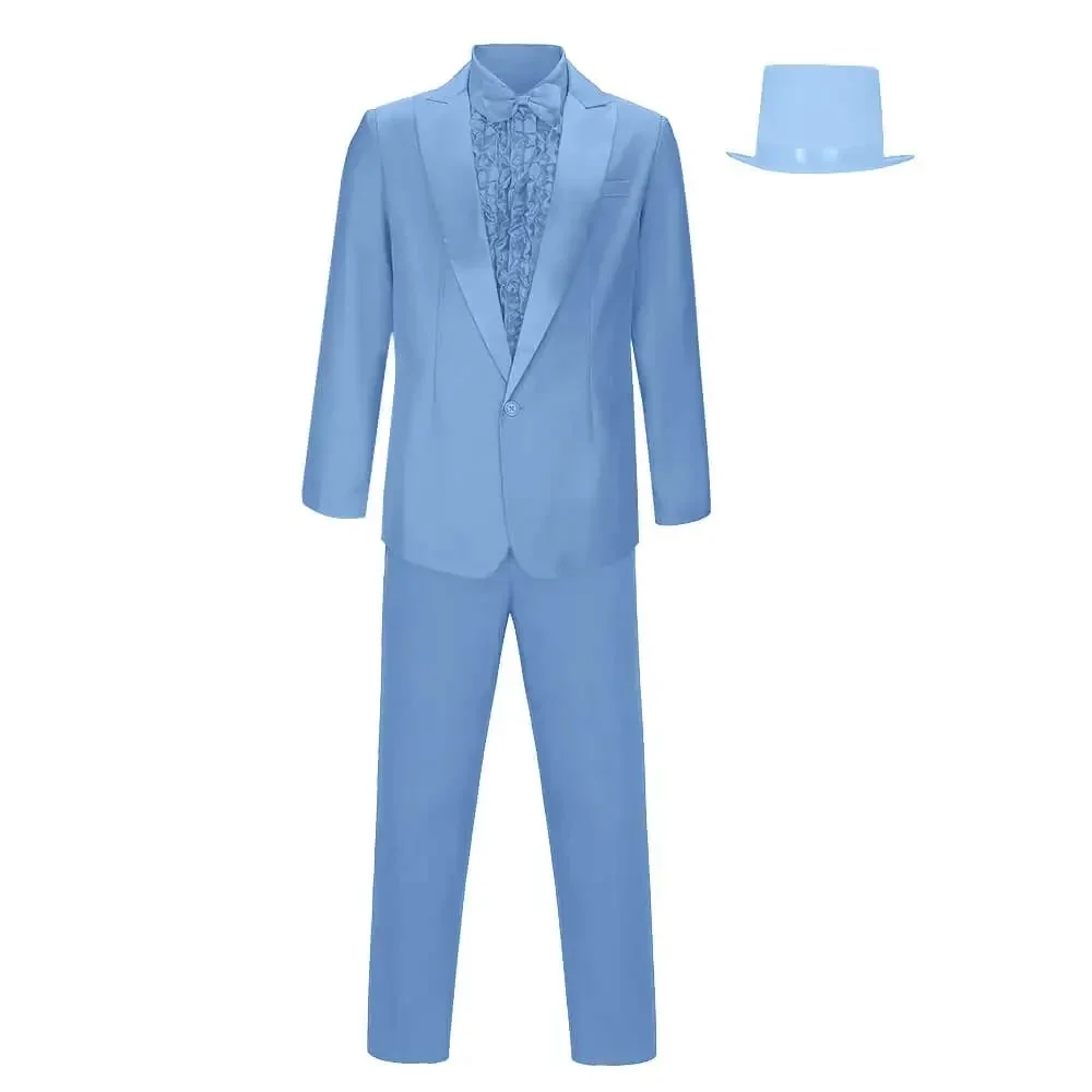 Halloween Costumes Mens Formal Suit Hat Outfit - Image 7 Halloween Costumes Mens Formal Suit Hat Outfit - Image 7
