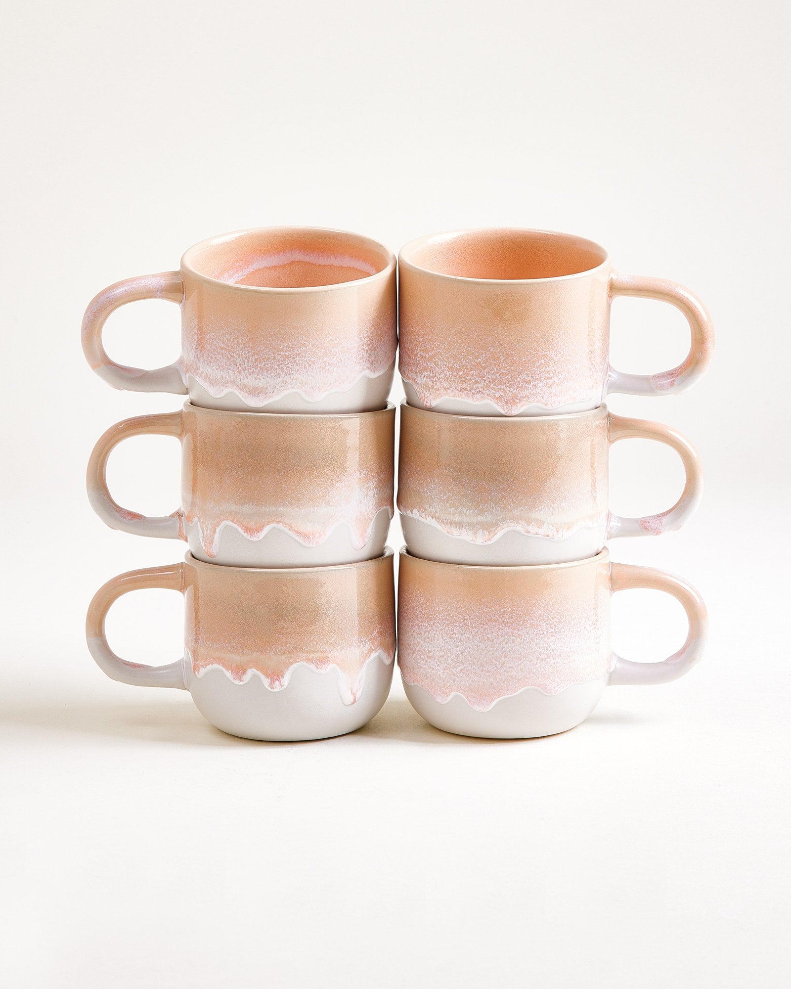 Coimbra Tasse klein apricot 6er-Set