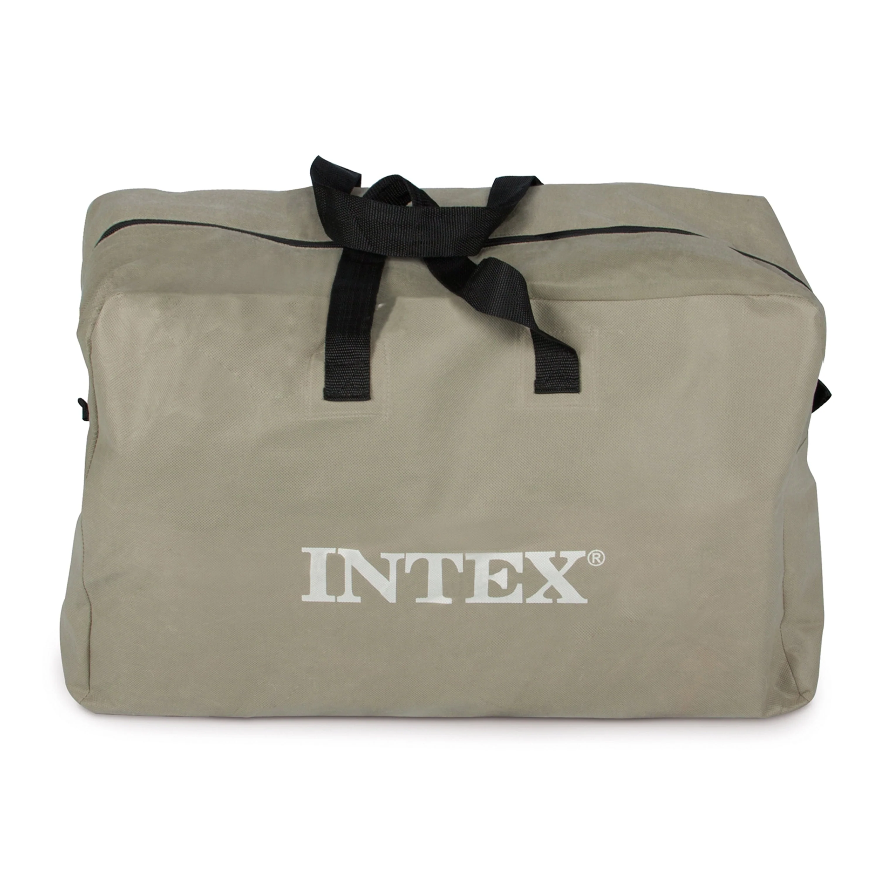 Intex Excursion 4 Person Inflatable Rafting and Fishing Boat Set with 2 Oars - Image 10