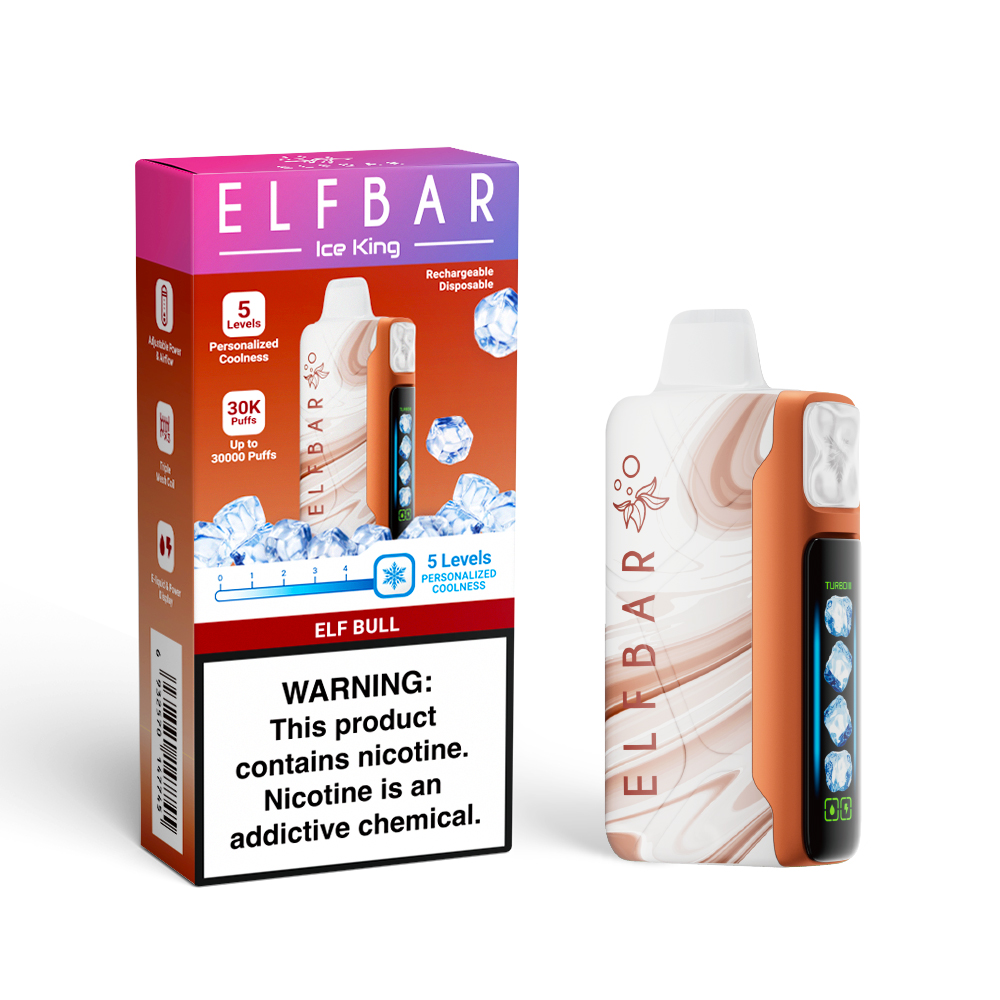 ELF BAR ICE KING 30K újratölthető eldobható e-cigaretta (minden íz)