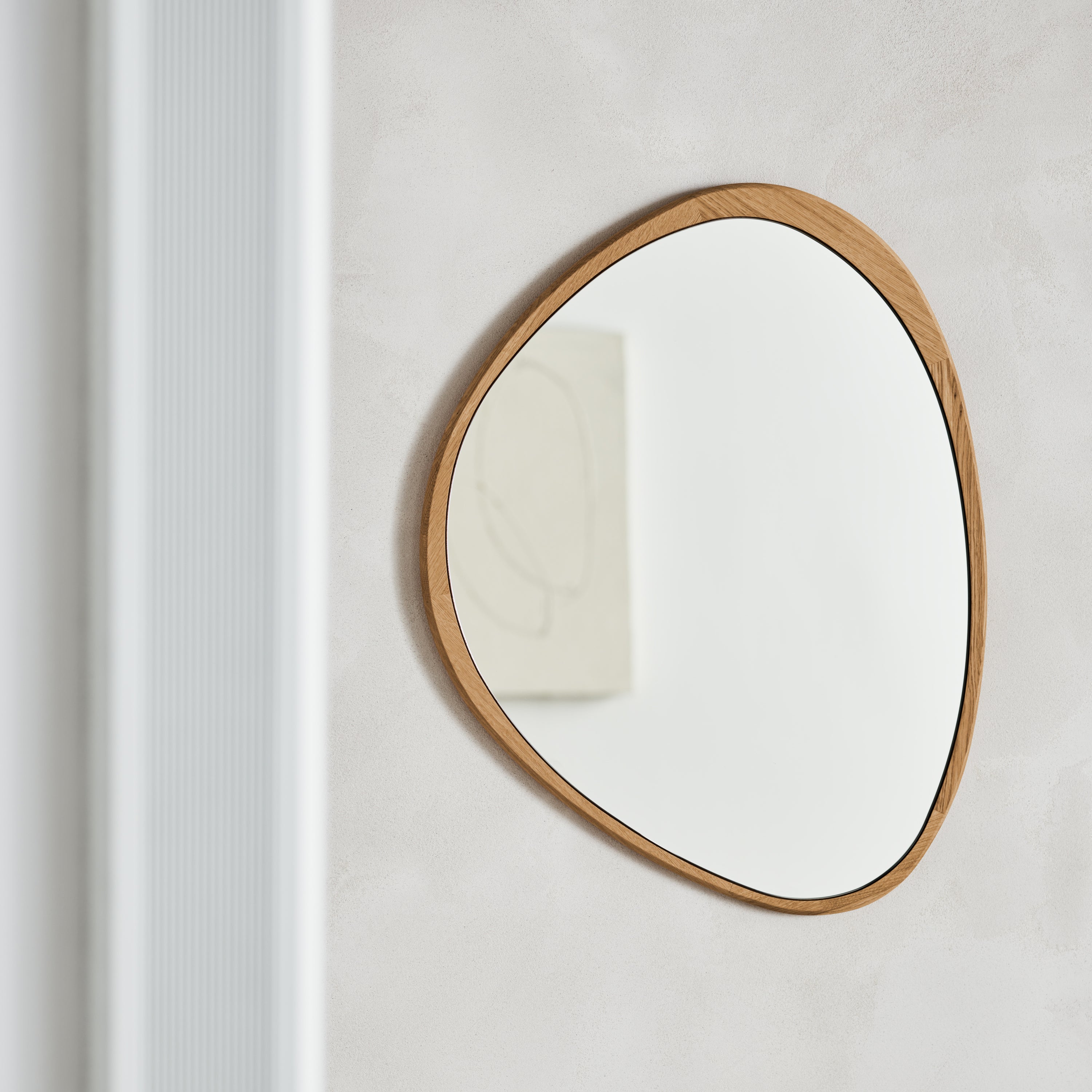 Bolia Elope Spiegel - H 57,5 x B 73,5 cm - Oiled Oak