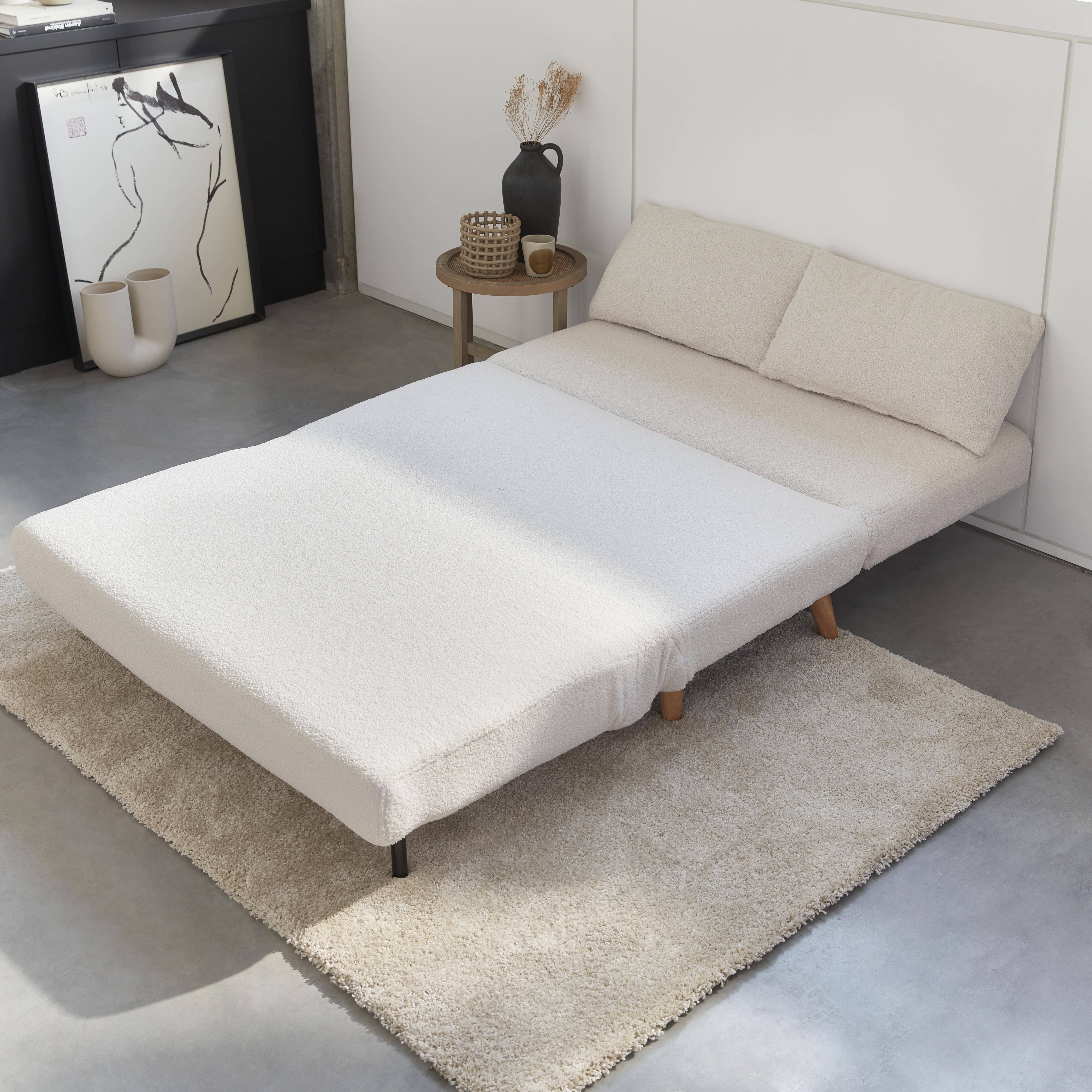 Guesta borreguito - Sofá cama de borreguito, 2 plazas
