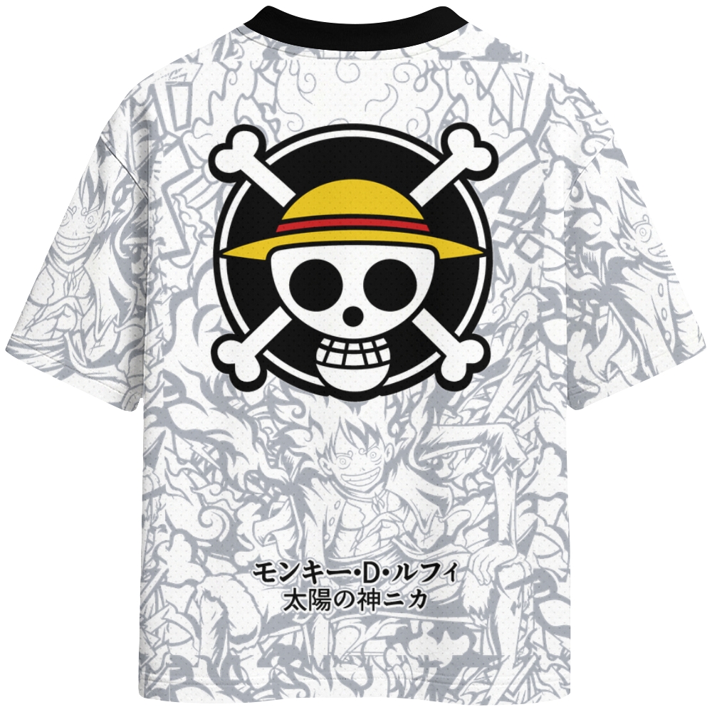 One Piece Crew Neck Football Jersey