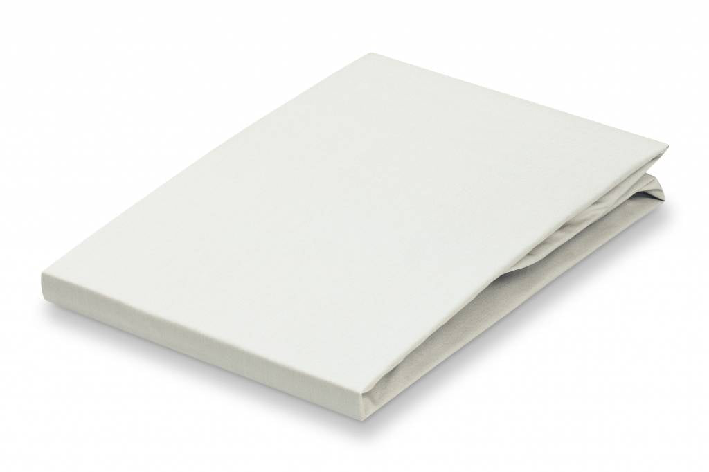 Satin Soft Hoeslaken Natural   180 x 210 cm   Ivoor   Satijnkatoen