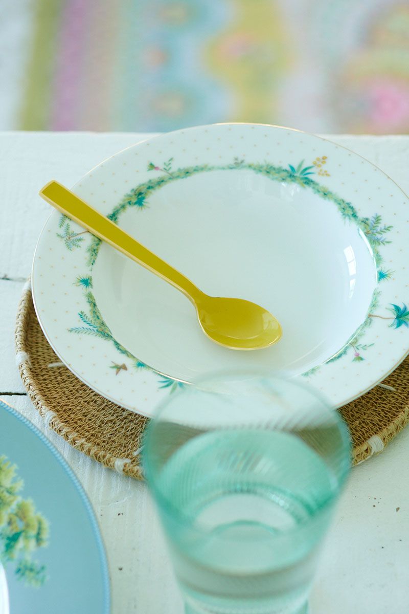 Deep Plate Jolie Dots Gold 21.5cm