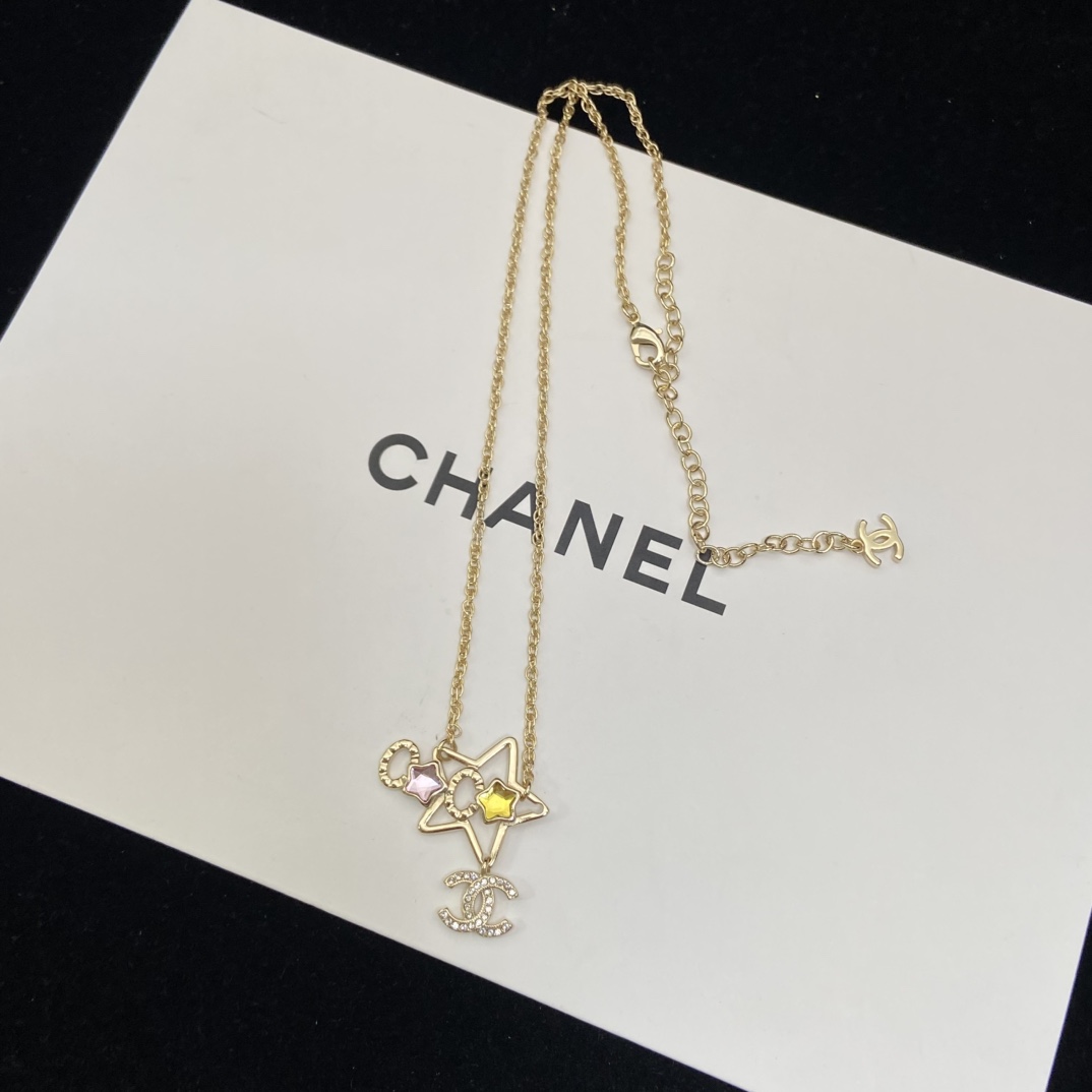 Chanel Dreamy Star Earrings Necklace - Original Replica Club