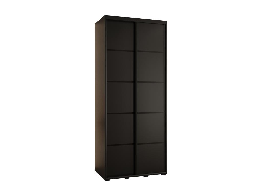 ARMARIO Abodeia 4 DE PUERTAS CORREDERAS 235 - 2/120/45 2 puertas Negro/Negro/Negro