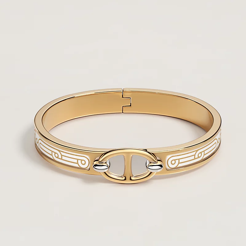 Replicate Mini Clic Chaine d Ancre Hermès Sellier Bracelet(1:1 replica) - Original Replica Club
