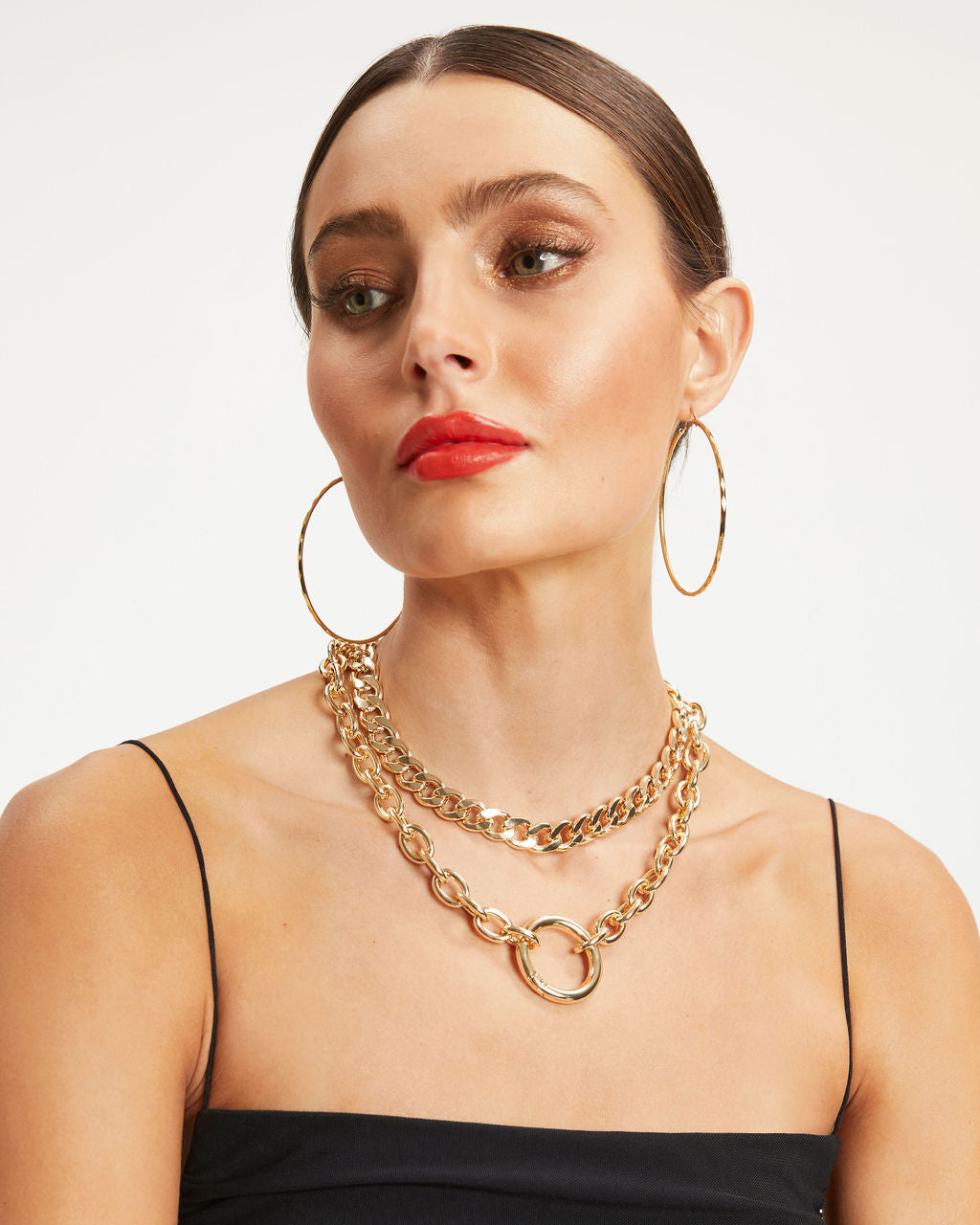 Rhonda Layered Chain Necklace - Gold - Se7enfashion