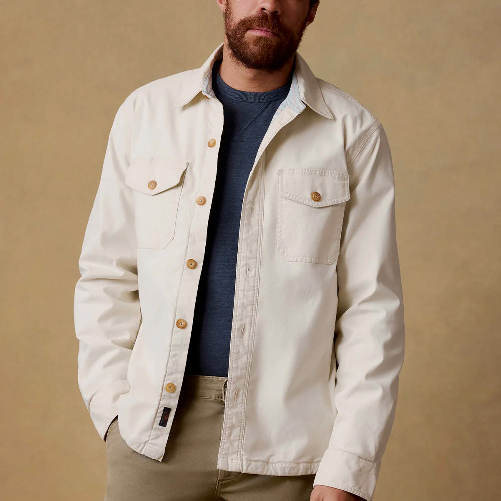 Faherty - Veste Lakeside Cpo - Sea Salt