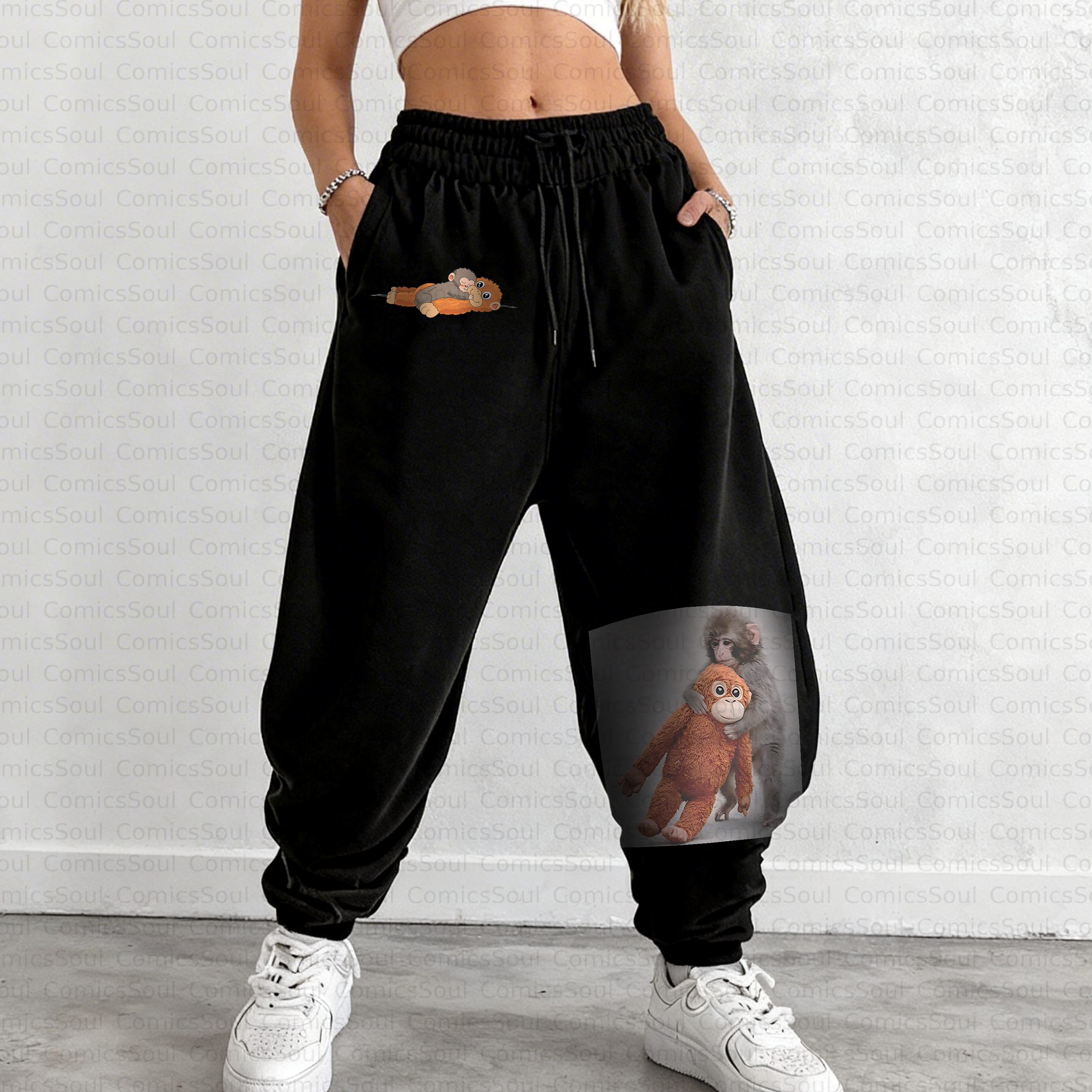 Unisex Casual Anime Streetwear Pant