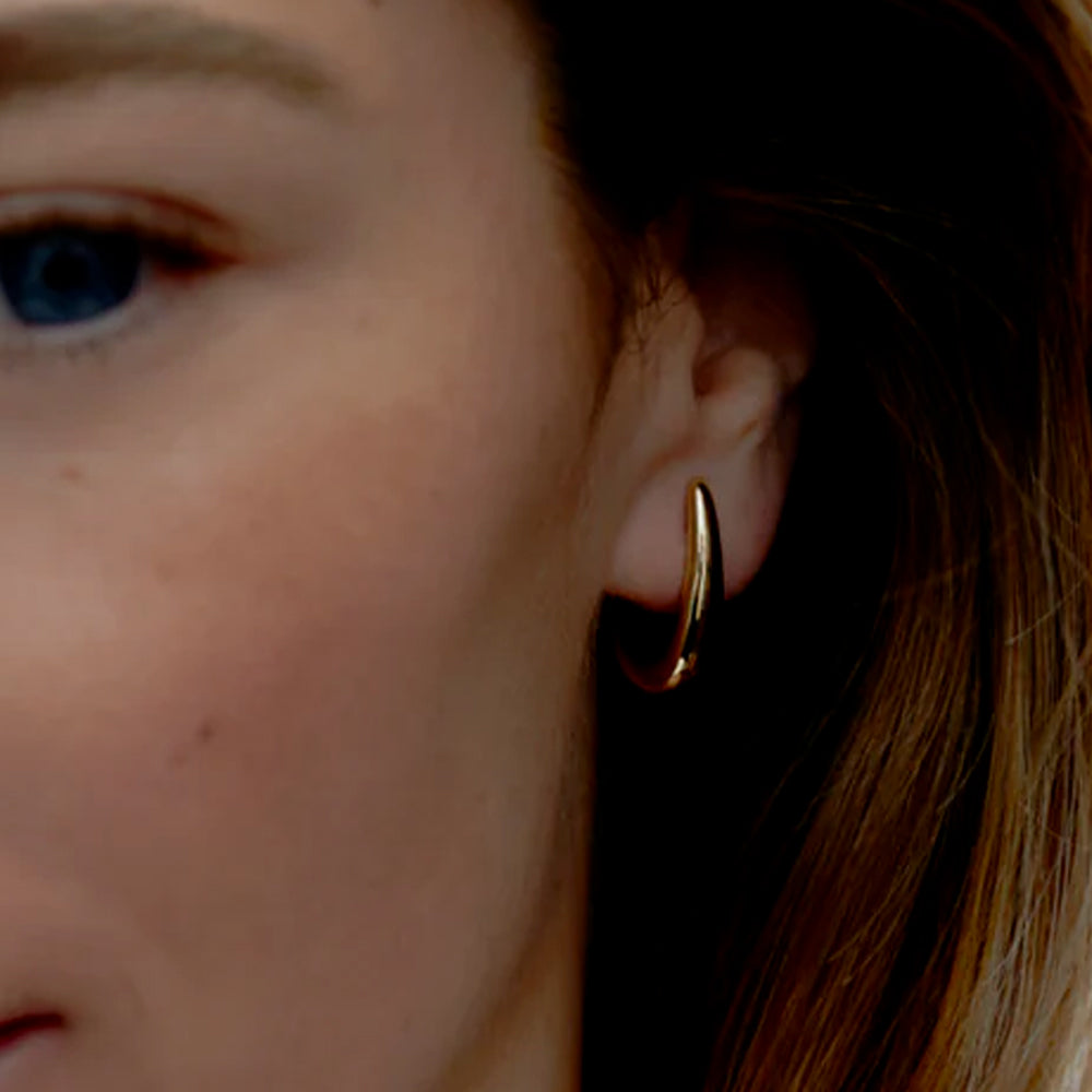 RAGBAG - Boucles d'oreilles Dualism Sculptural - Doré