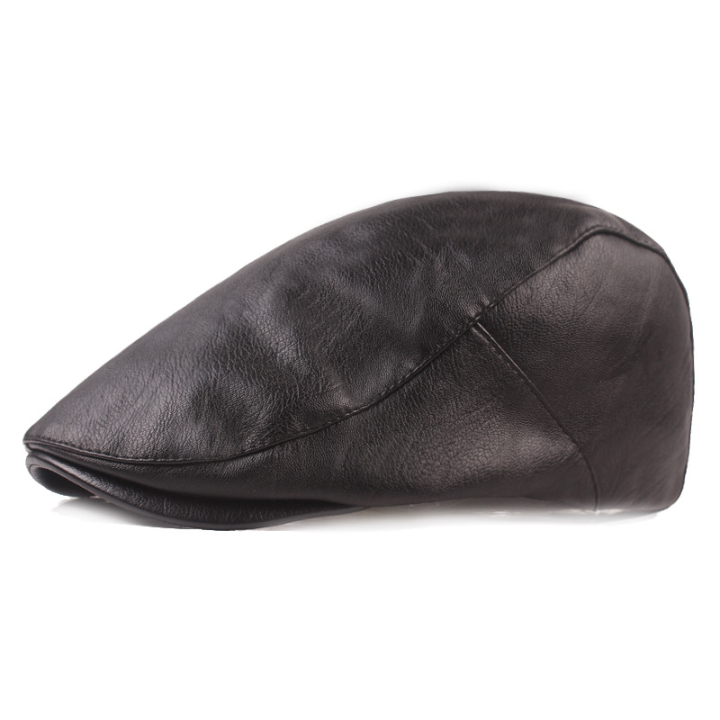 Leather Vintage Beret