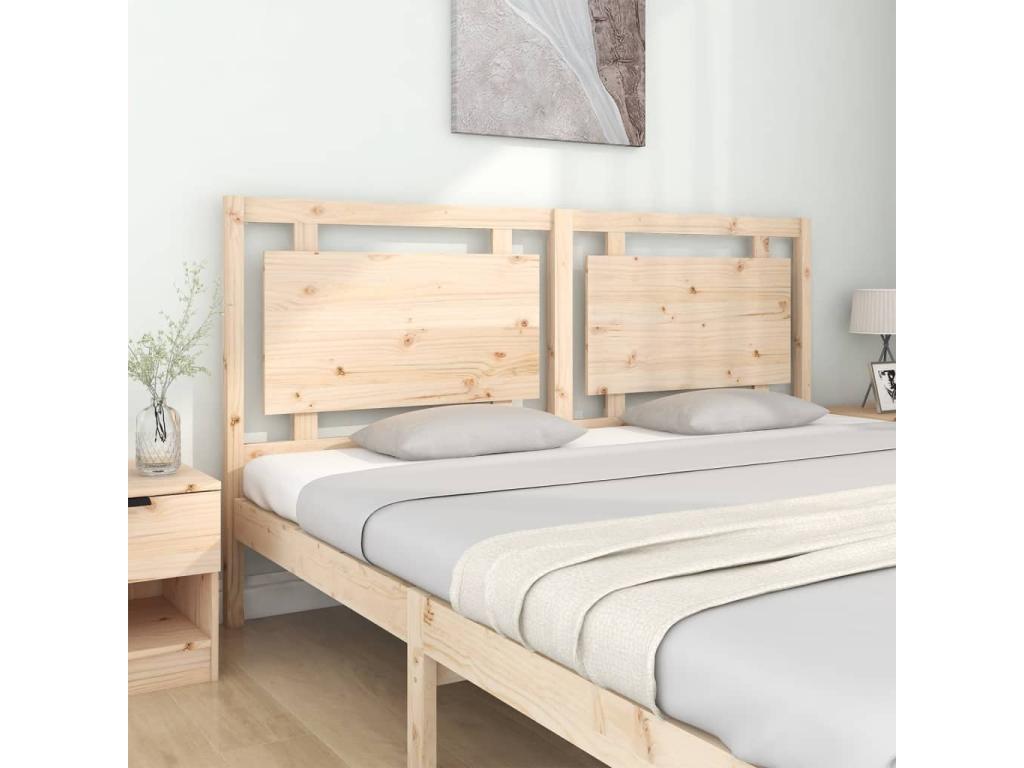 Cómoda de almacenamiento Panama con tapa en madera maciza de pino