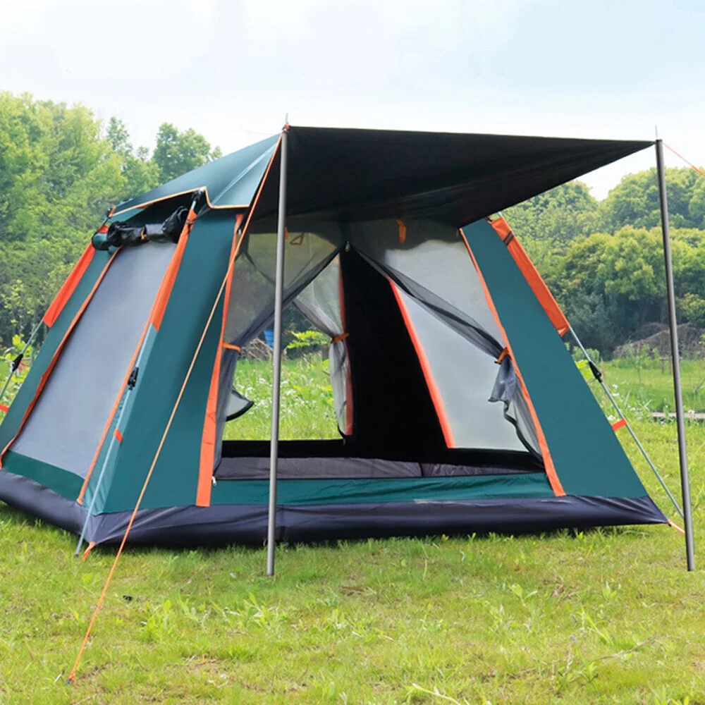 4 Person Family Camping Tent 4 Season Waterproof Anti-UV Windproof Tents Family - Image 5