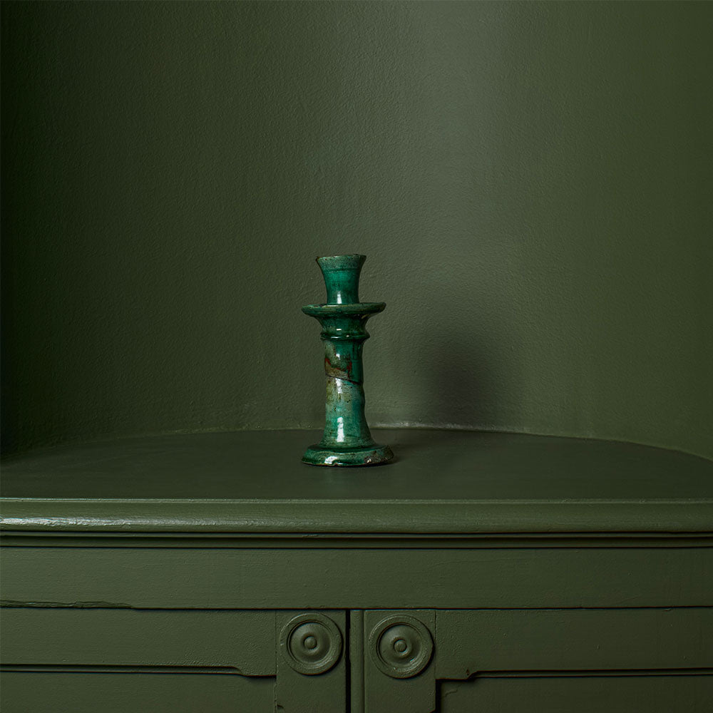 Bougeoir en céramique - Vert