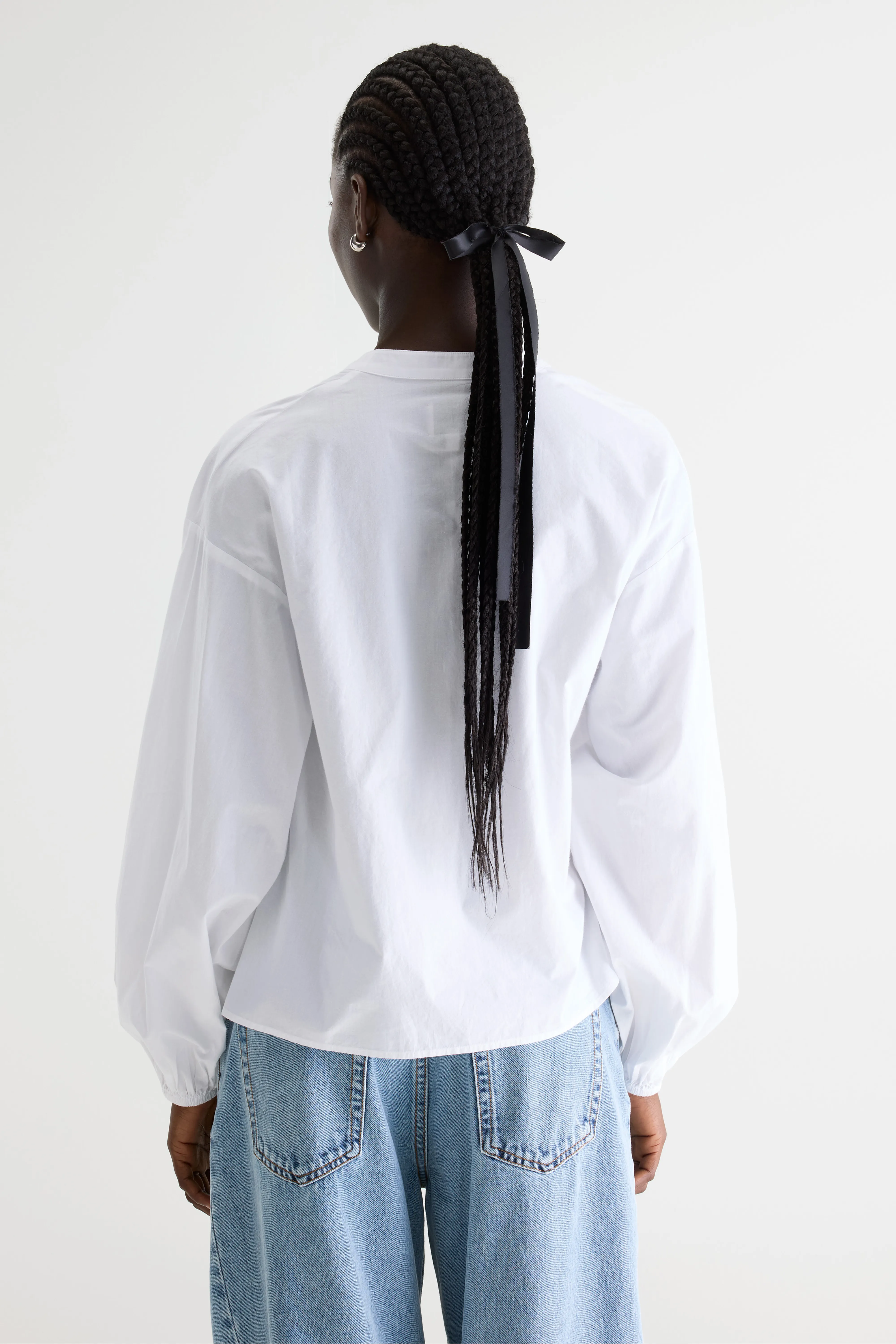 Bellerose Collin wrap-front blouse (261 / W / WHITE)