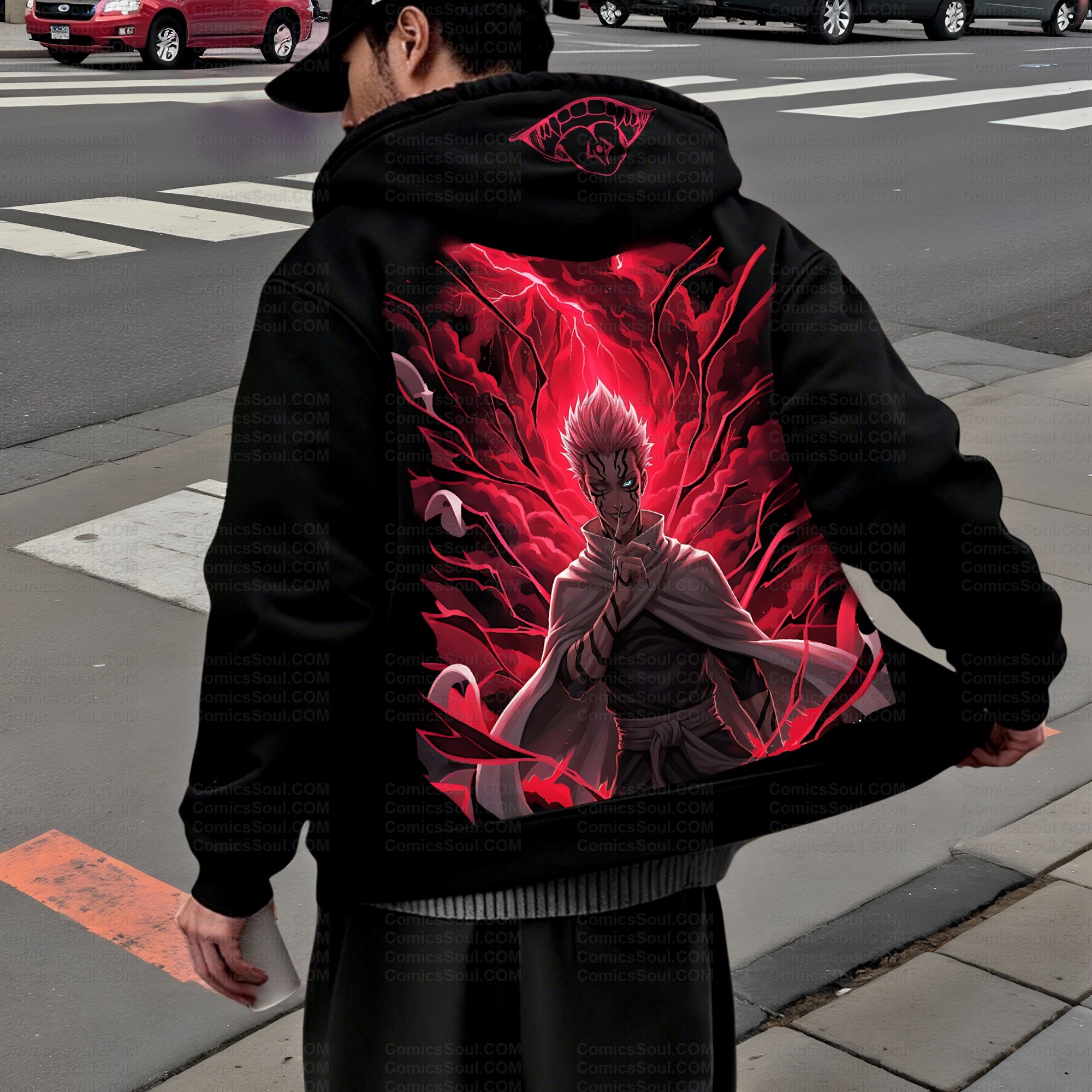 Unisex Graphic Streetwear Vintage Zipper Cardigan Plush Hoodid TeeThreads Sustain the Scene with Custom Apparel