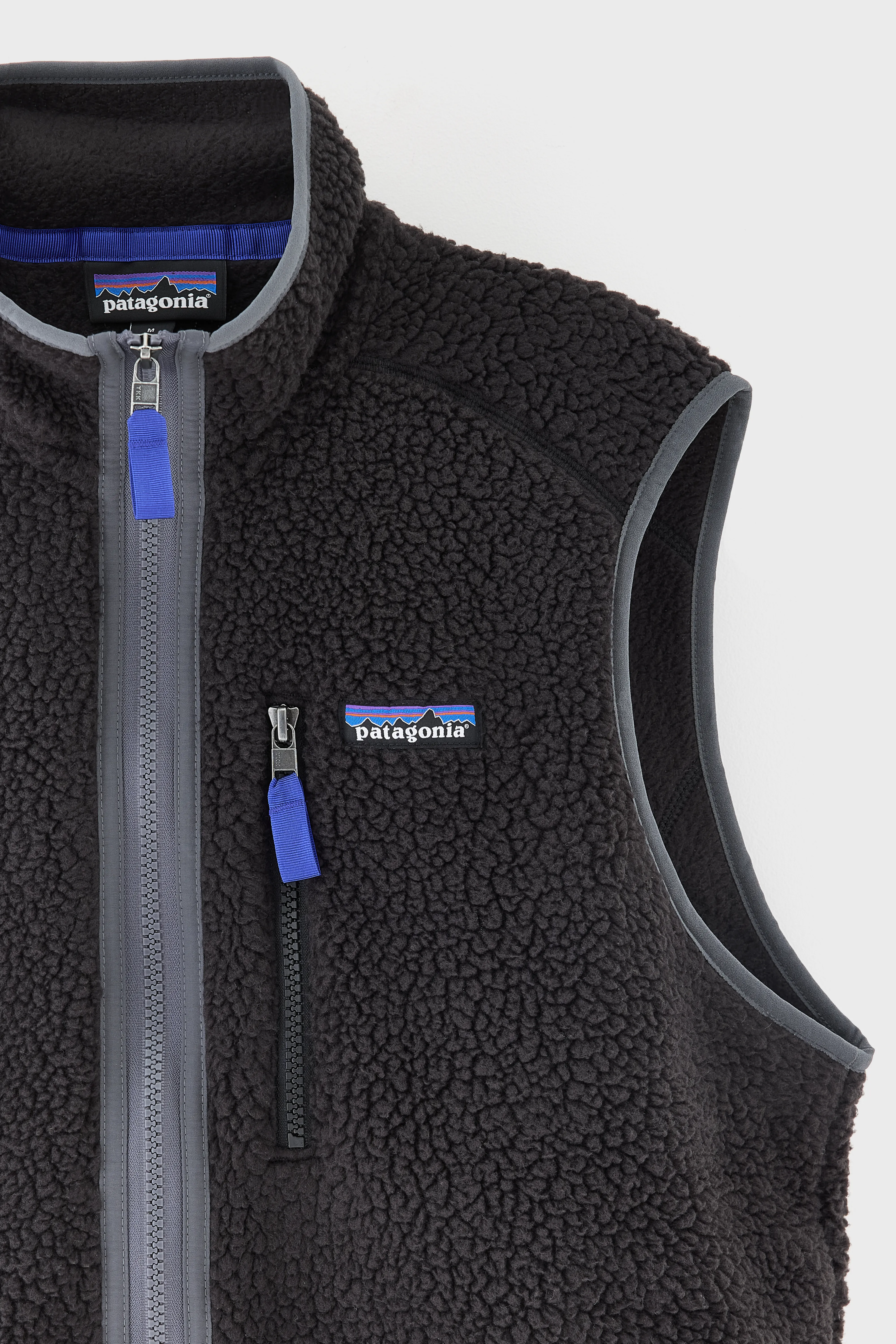 Bellerose Men's Retro Pile Fleece Vest  (252 / M / BLACK)