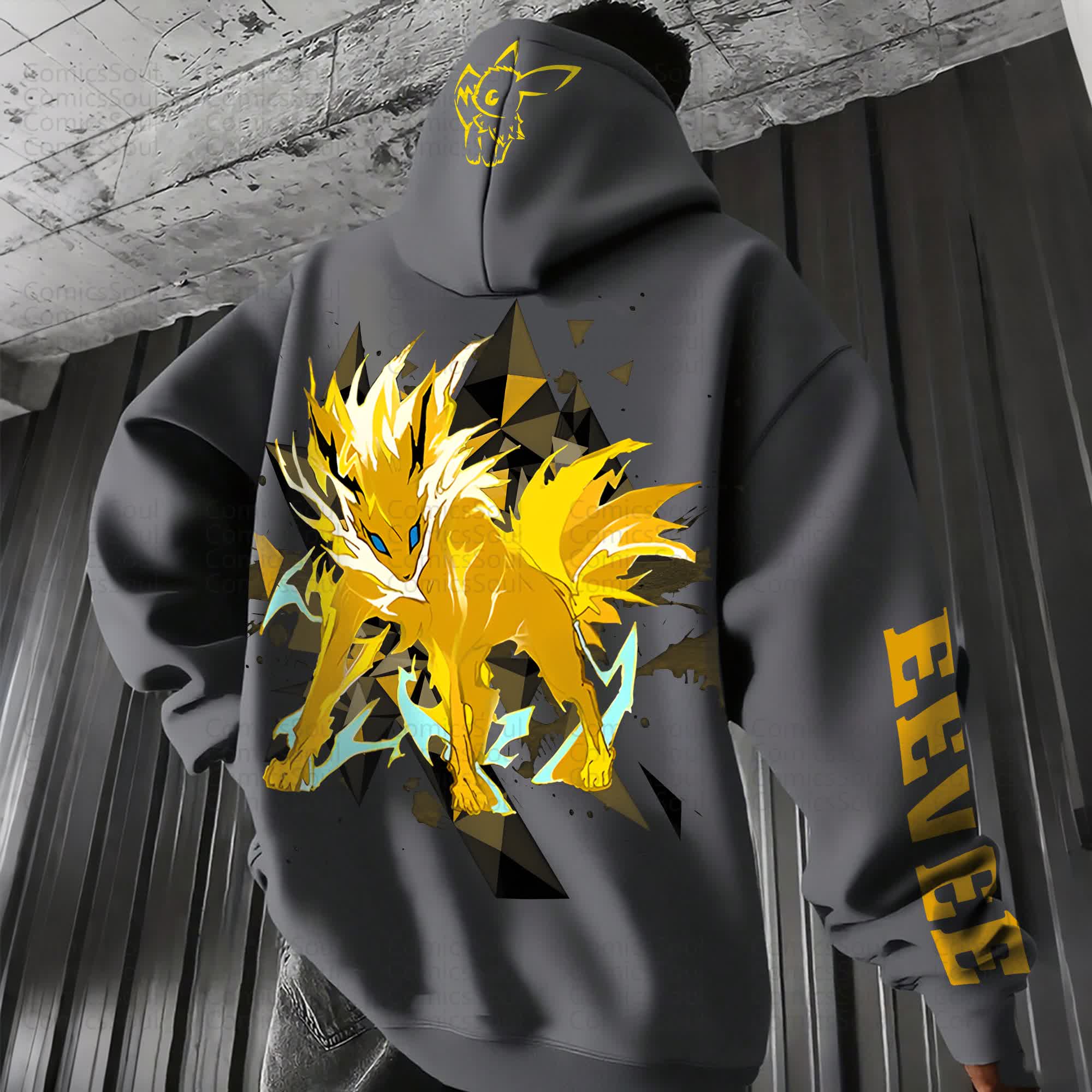 Unisex “Comicssoul” Anime Graphic Streetwear Vintage Hoodie