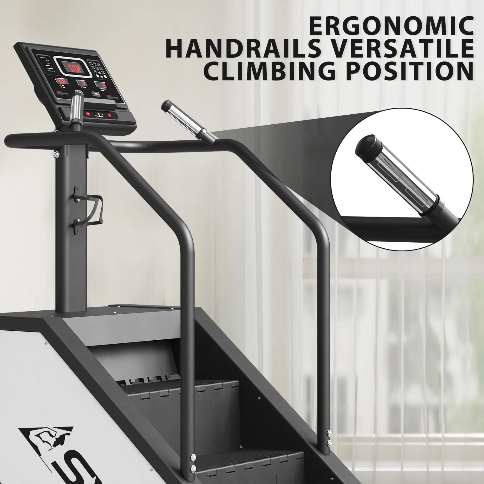 syedee Stair Stepper With LED Screen, 12 Workout Programs, 441LBS, 24-164 Steps/Minute, White - Image 2 syedee Stair Stepper With LED Screen, 12 Workout Programs, 441LBS, 24-164 Steps/Minute, White - Image 2