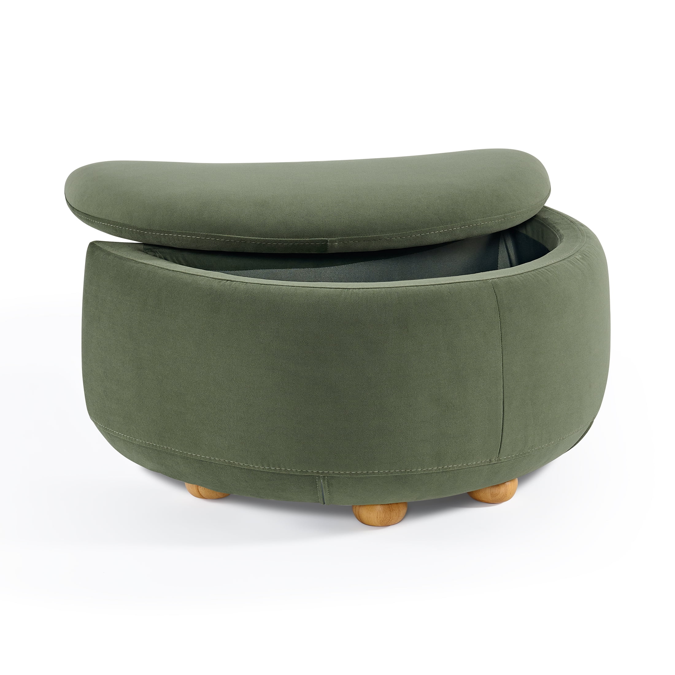 Better Homes & Gardens Juliet Modern Boucle Chaise & Storage Ottoman, Pearl - Image 21