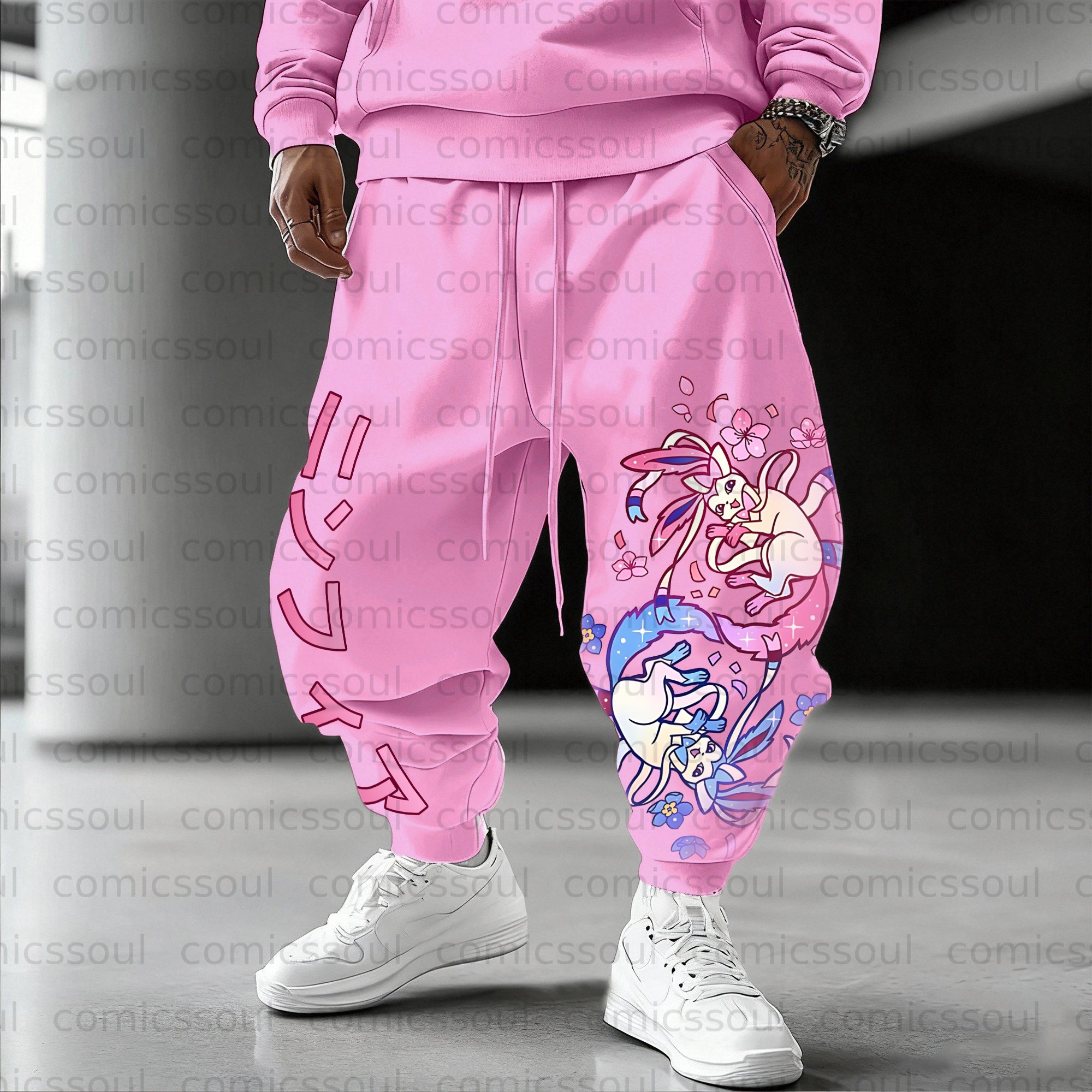 Unisex Anime Inspired Vintage Pants