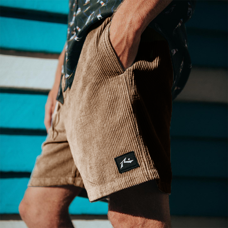 Vintage Corduroy Unisex Shorts