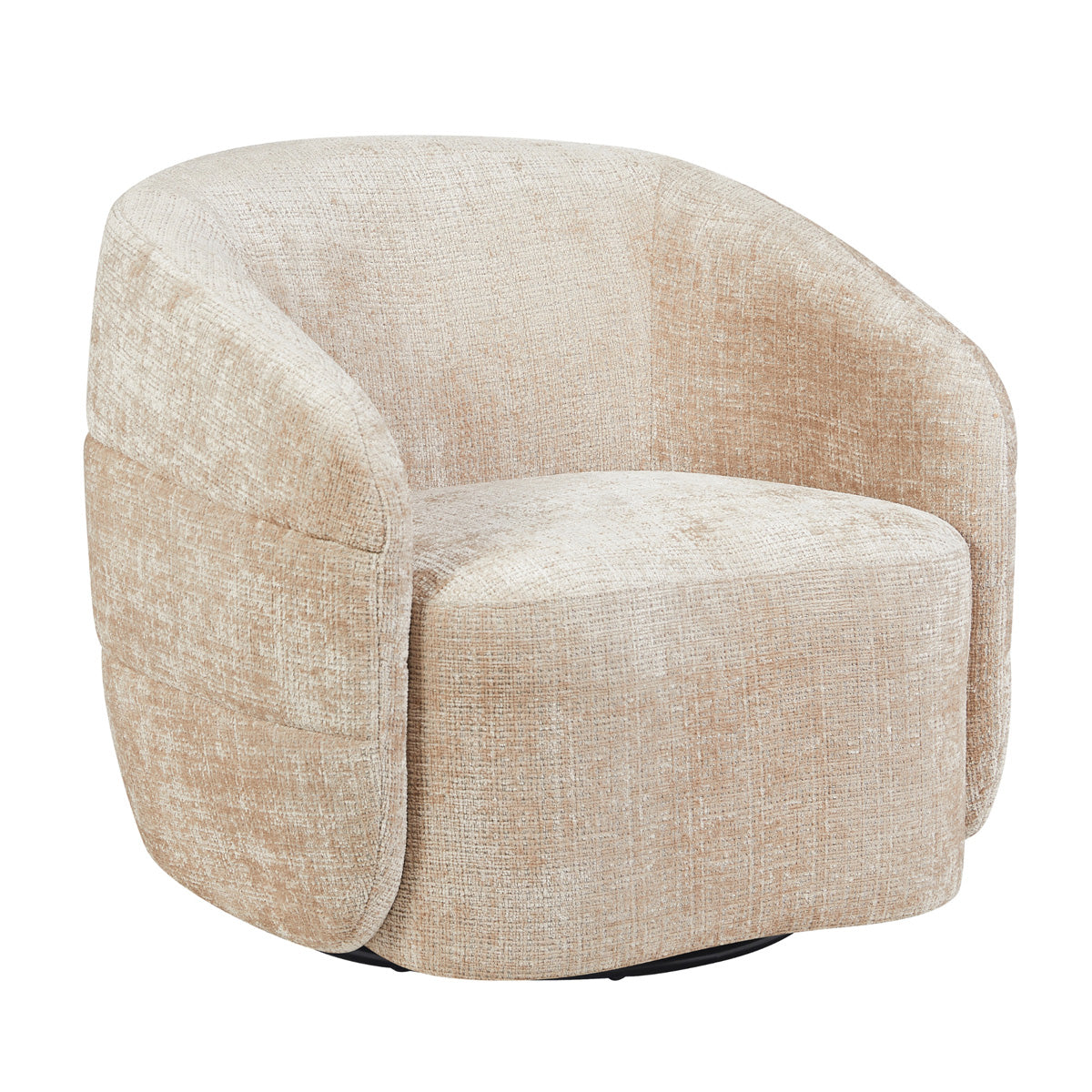 StarFurn - Draaifauteuil Beige - 82x85x77cm - Yara