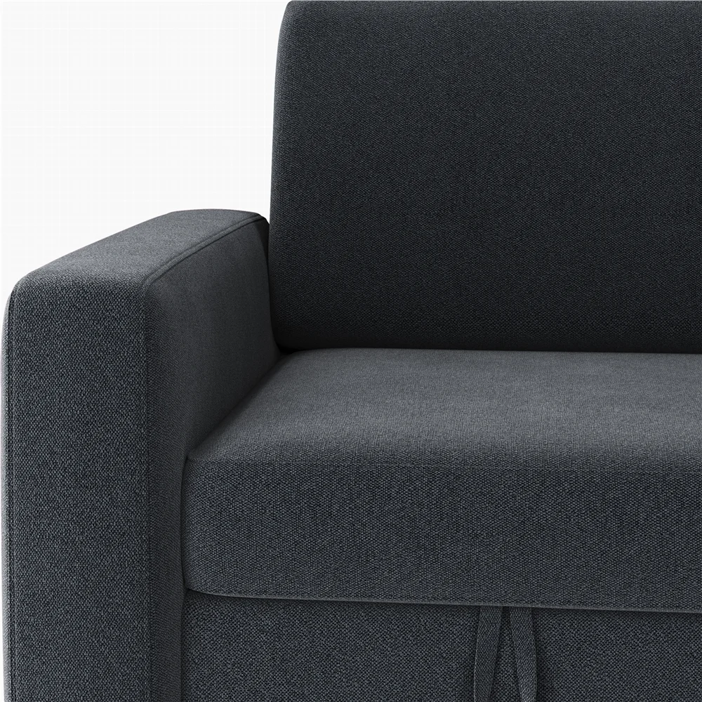 Alden Design Reversible Sectional Sofa with USB & Type-C Ports for Livingroom, Light Gray - Image 46
