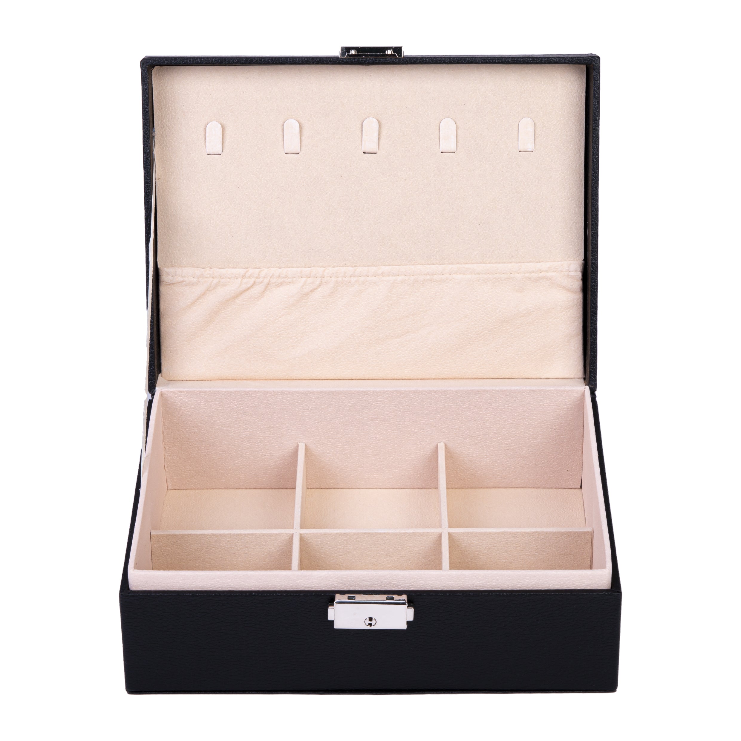 LYVION Sieradendoos - PU Leer - Zwart