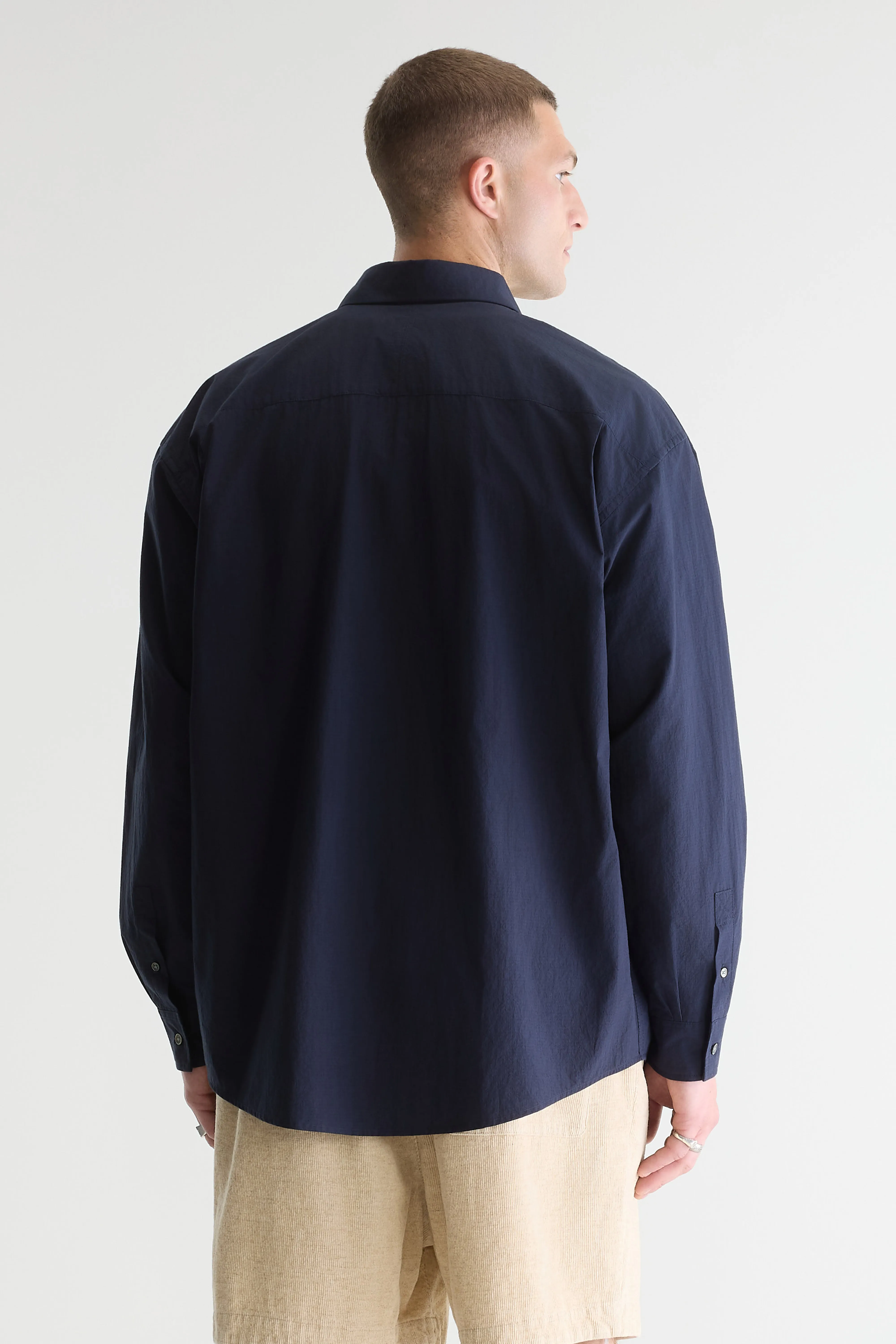 Bellerose Jops relaxed shirt  (261 / M / NAVY)