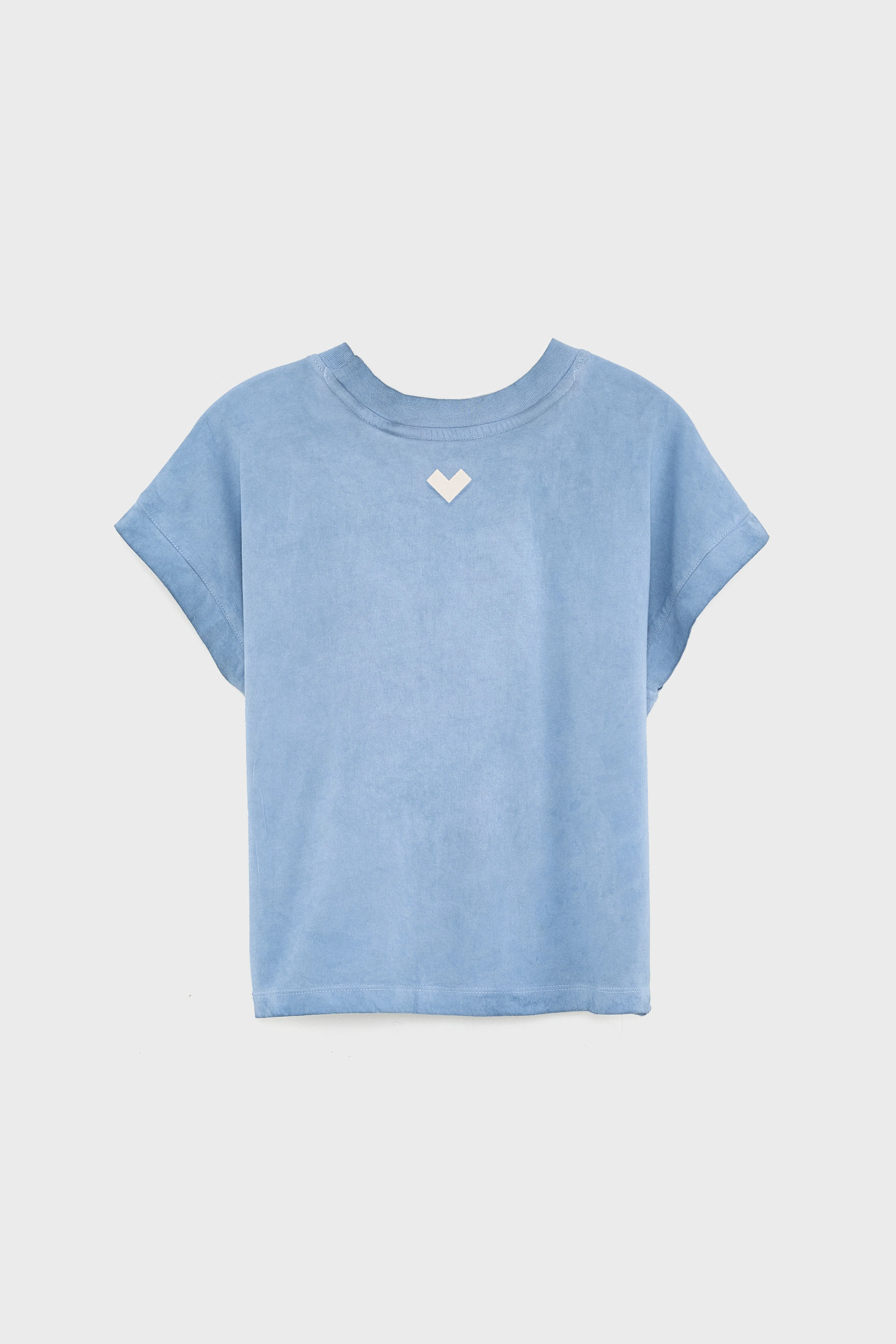 Bellerose Cindo cropped t-shirt (261 / G / CHAMBRAY)
