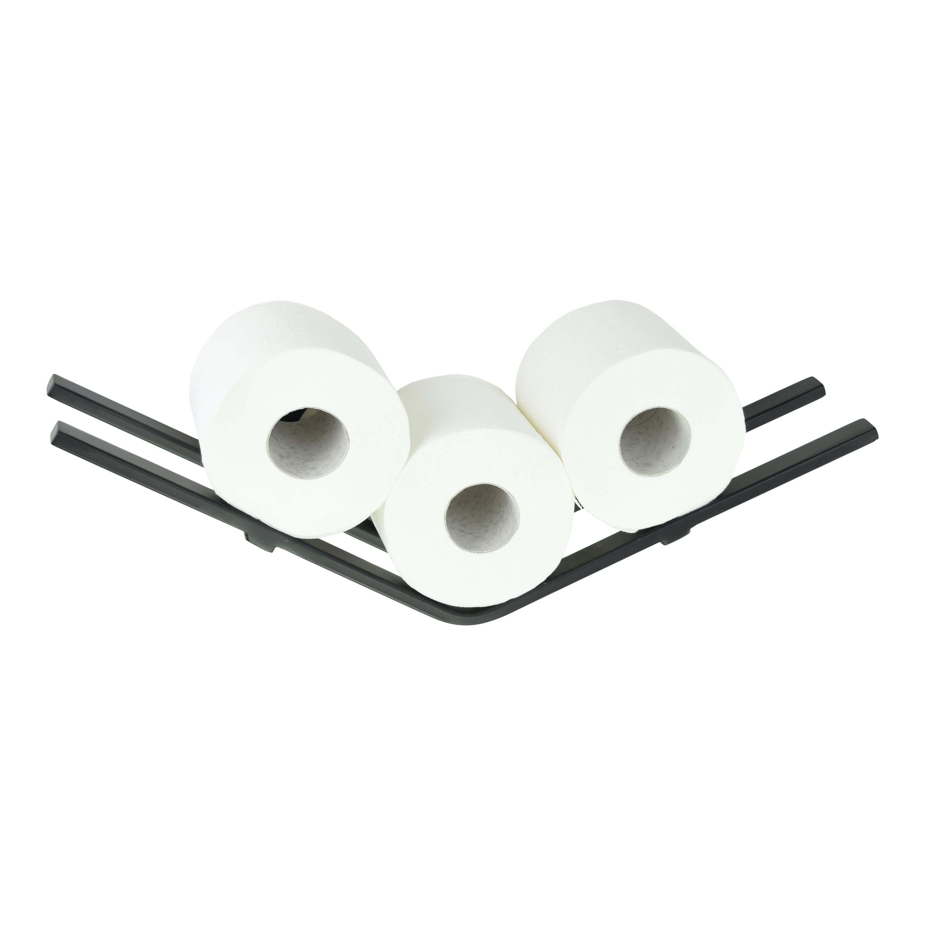 LOFT42 Jef reserve wc rolhouder – zwart - metaal