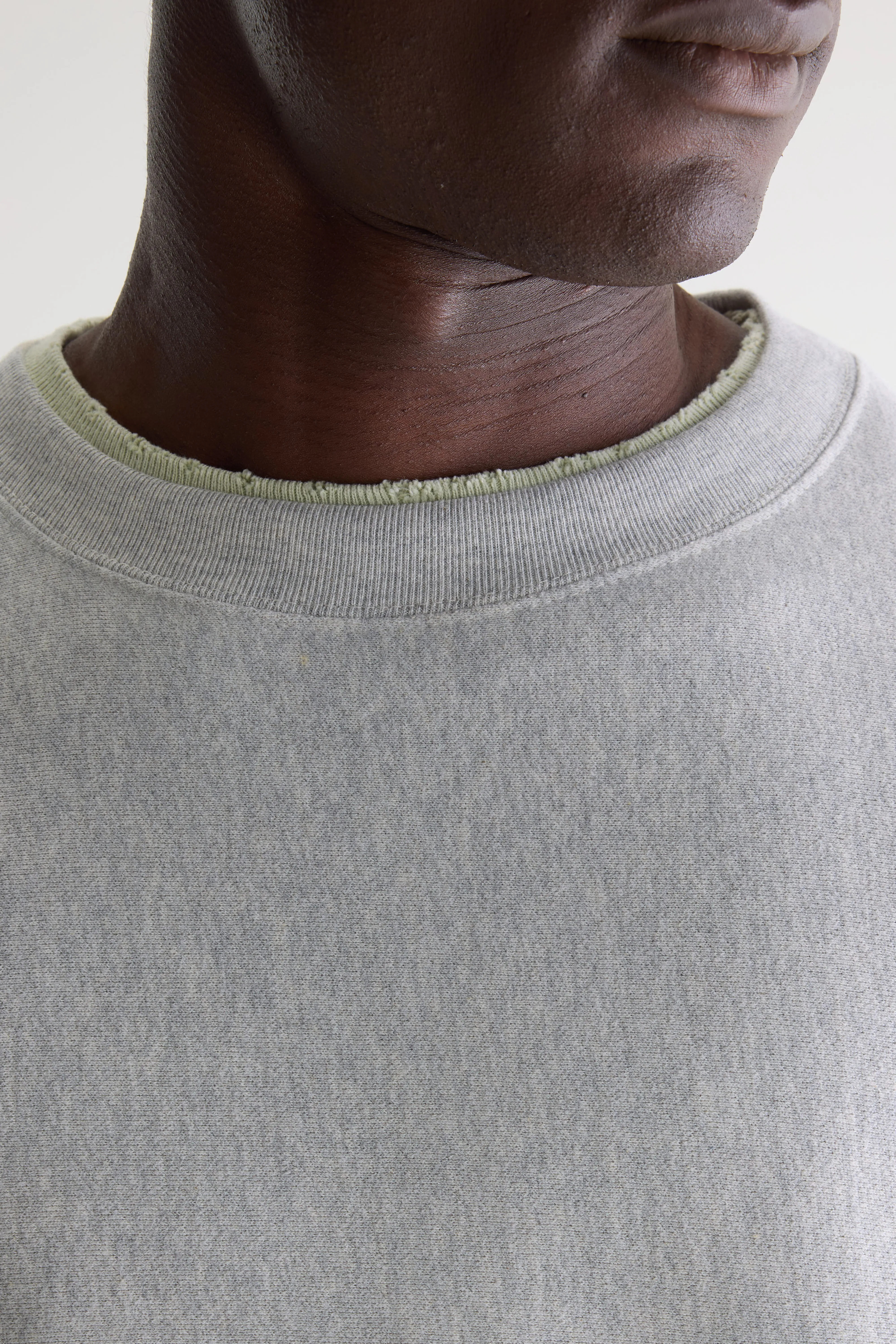 Bellerose Flake crewneck grey sweatshirt (242 / M / H. GREY)