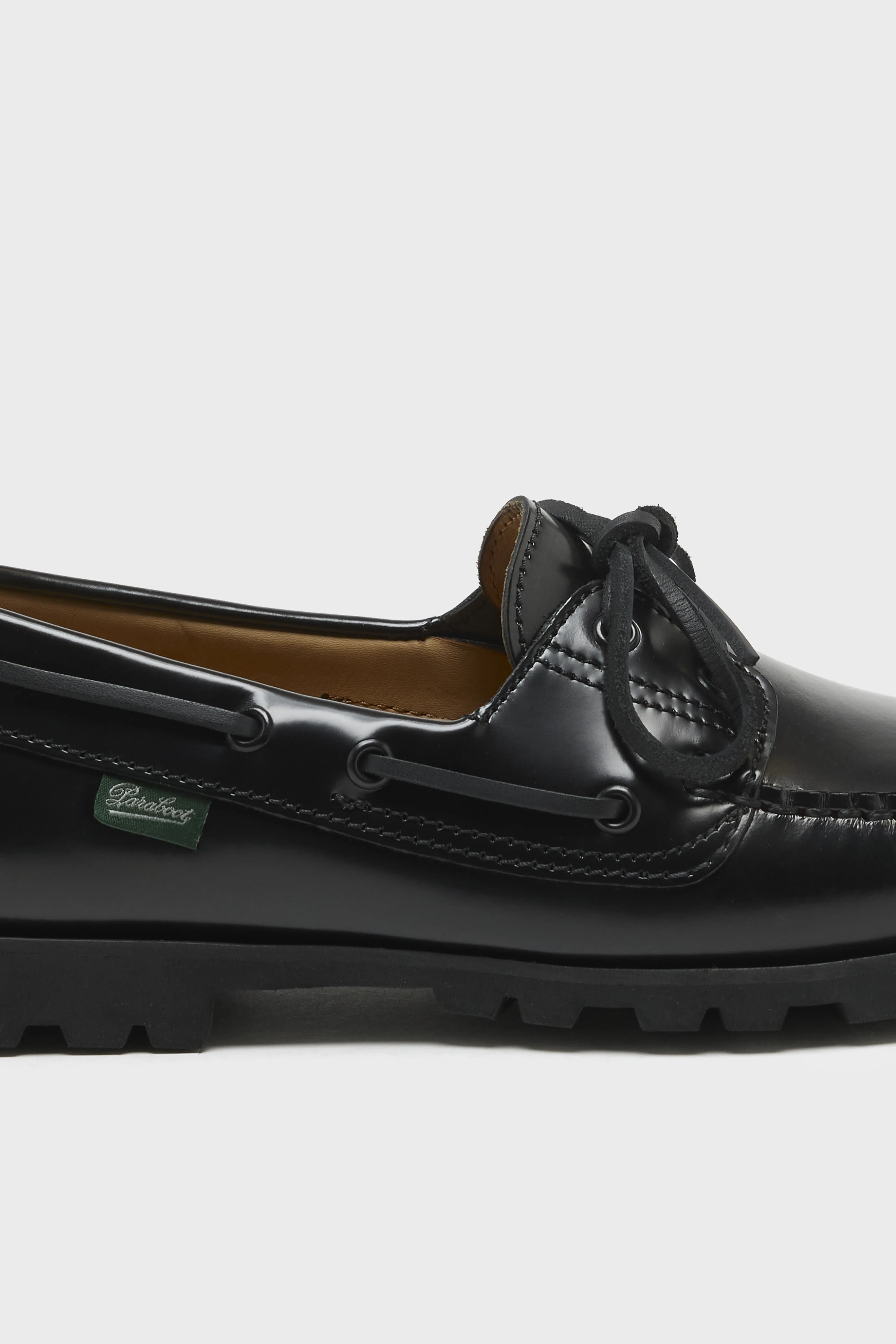 Bellerose Malo Boat Shoes for Women  (261 / W / BLACK)