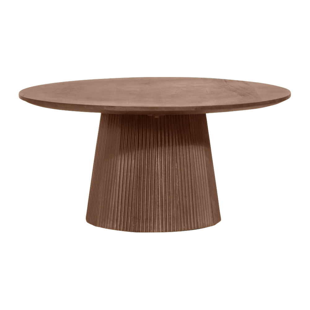 Blokker Grand Bijzettafel Tabacco Mangohout - Ø 80 cm