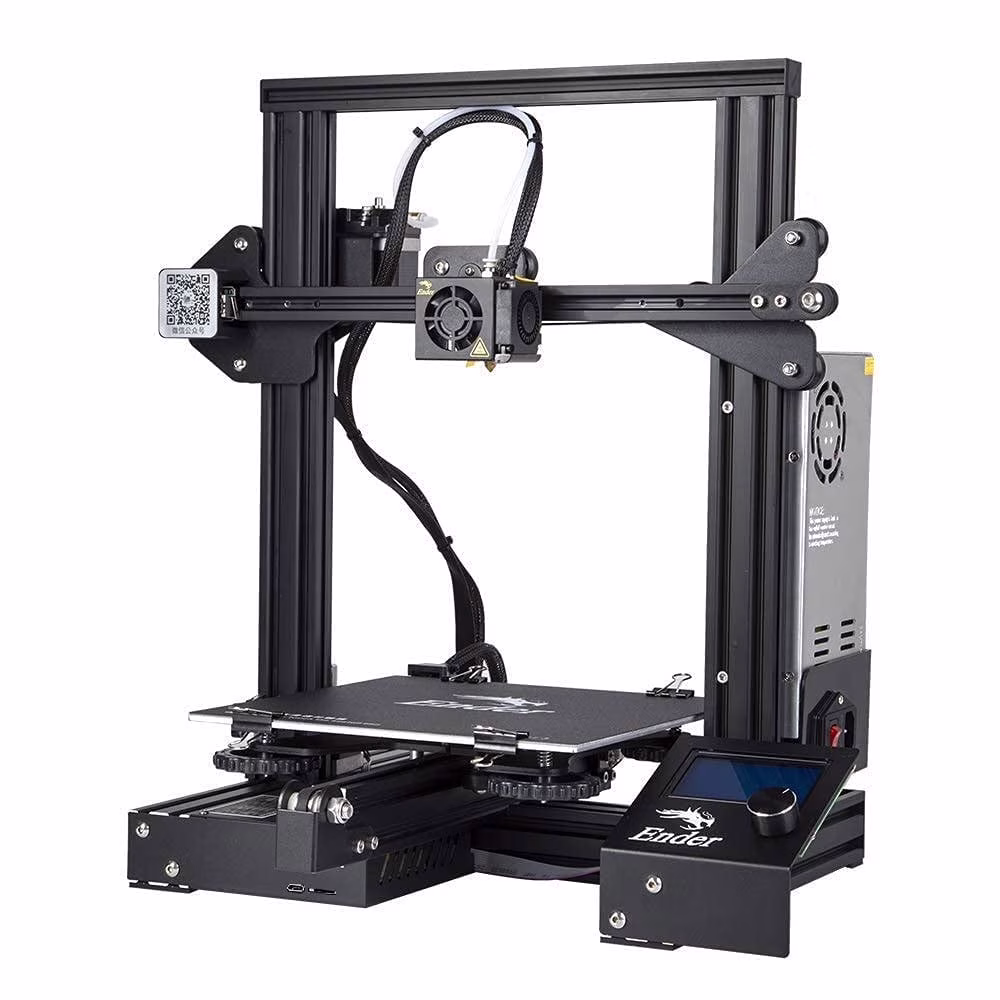Creality Ender 3 3D Printer Fully Open Source with Resume Printing Function Printing Size 220x220x250mm Aluminum Black(ender-3)