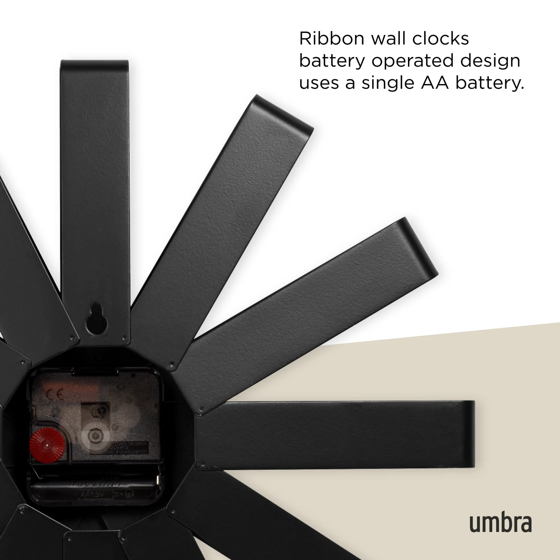 Ribbon Wall Clock