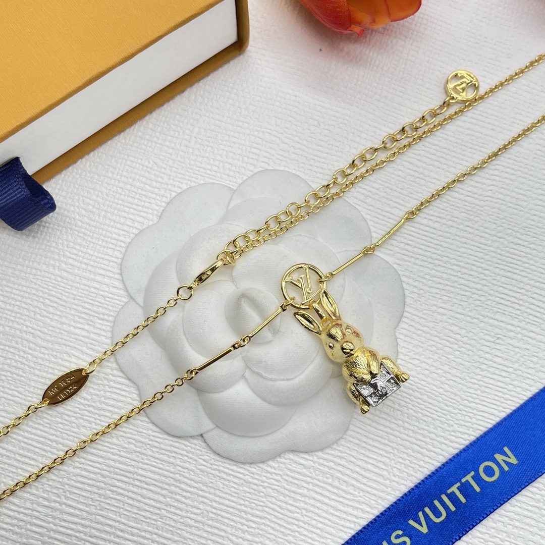 Louis Vuitton Rabbit Necklace - Original Replica Club
