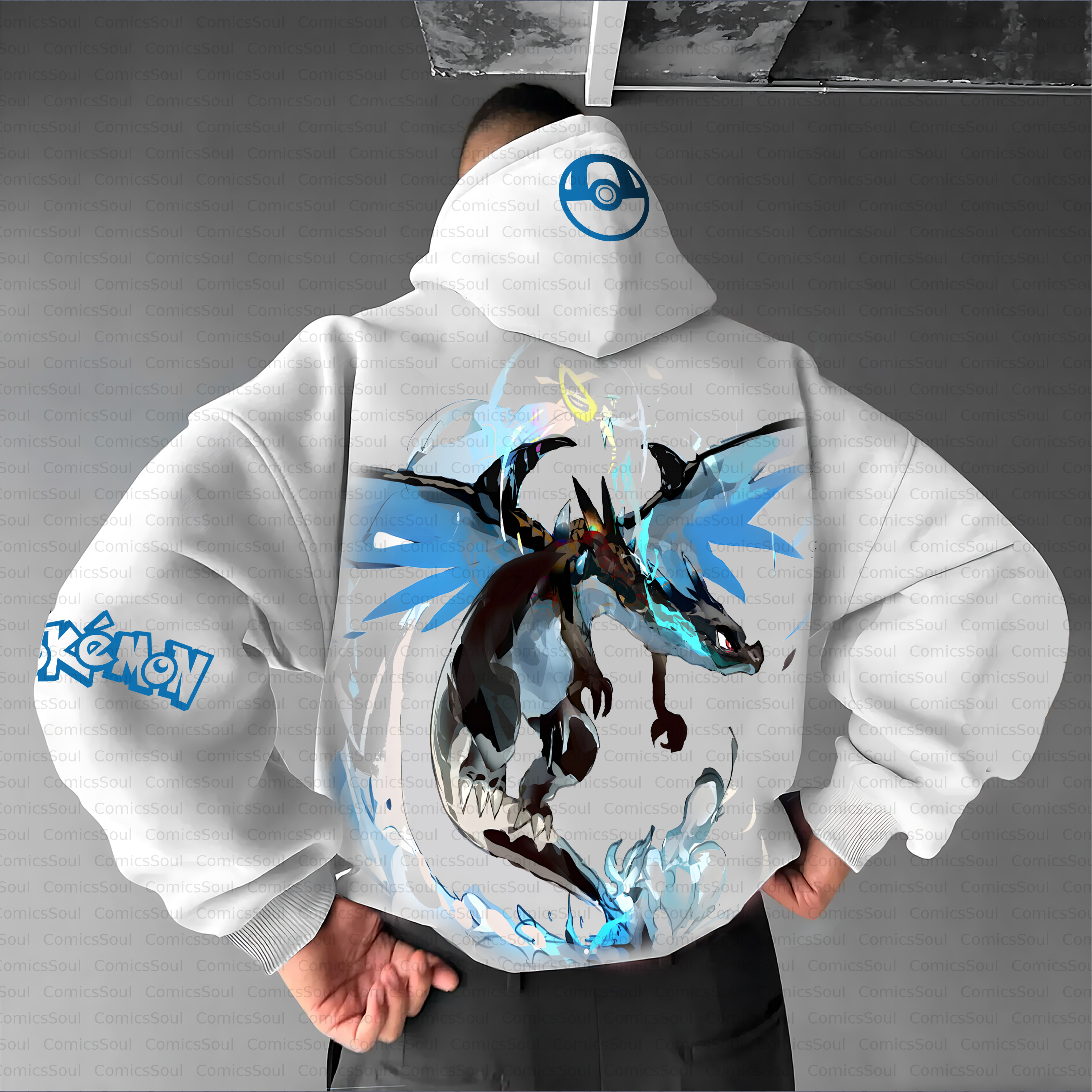 Unisex Anime Inspired Vintage Plush Hoodie