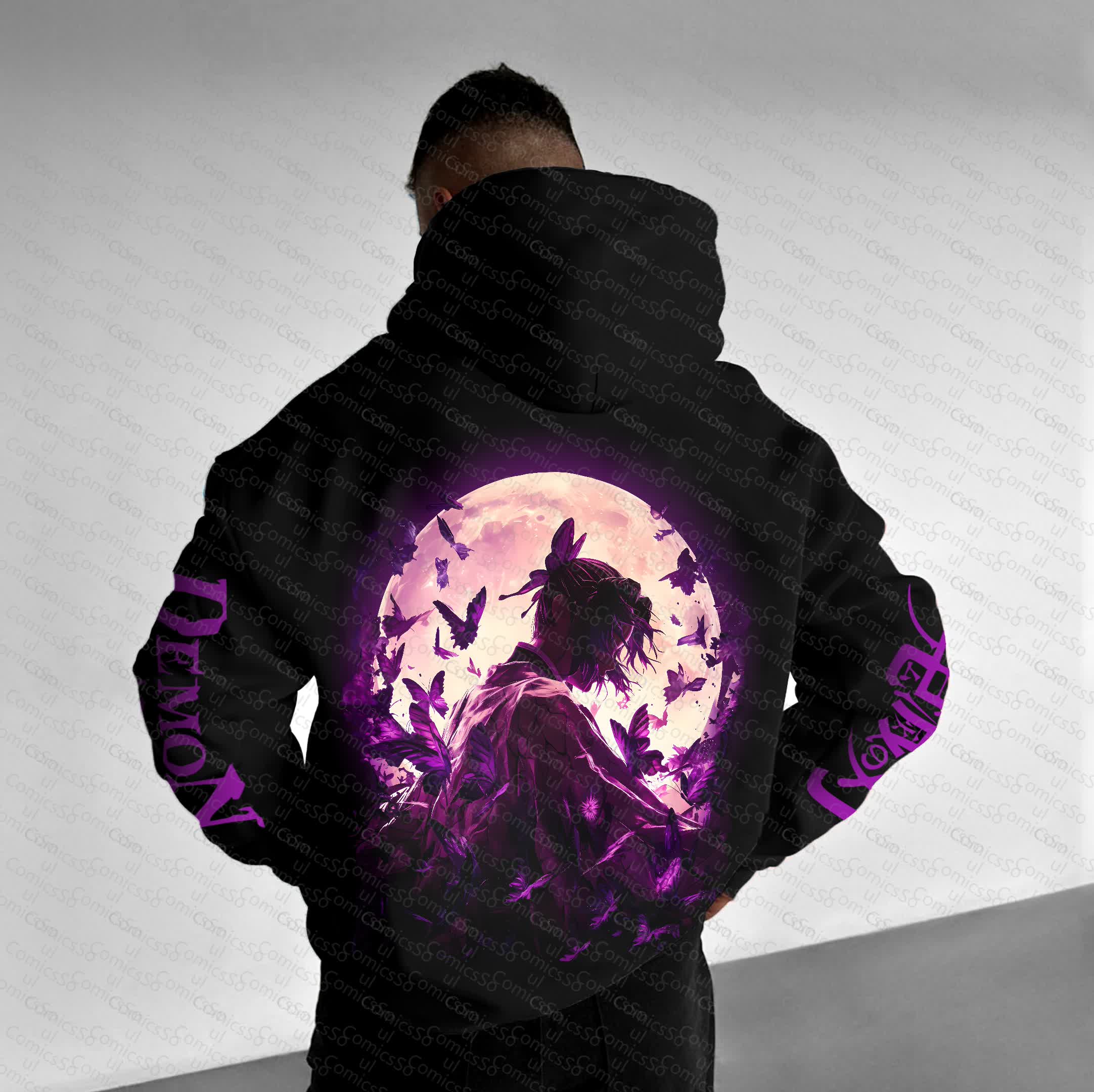 Unisex “Comicssoul” Anime Graphic Streetwear Vintage Hoodie