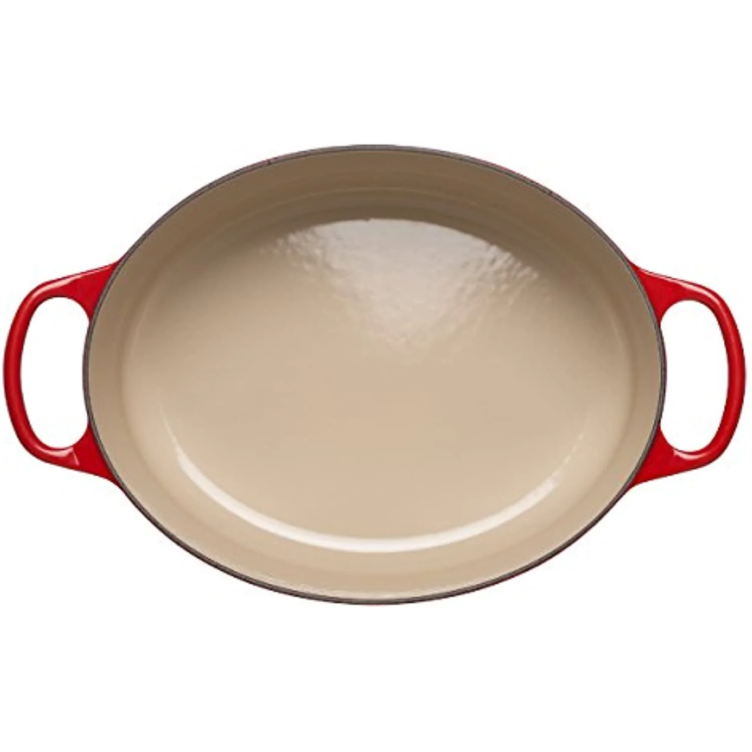 Le Creuset Enameled Cast Iron Signature Oval Dutch Oven, 5 qt. , Cerise - Image 2